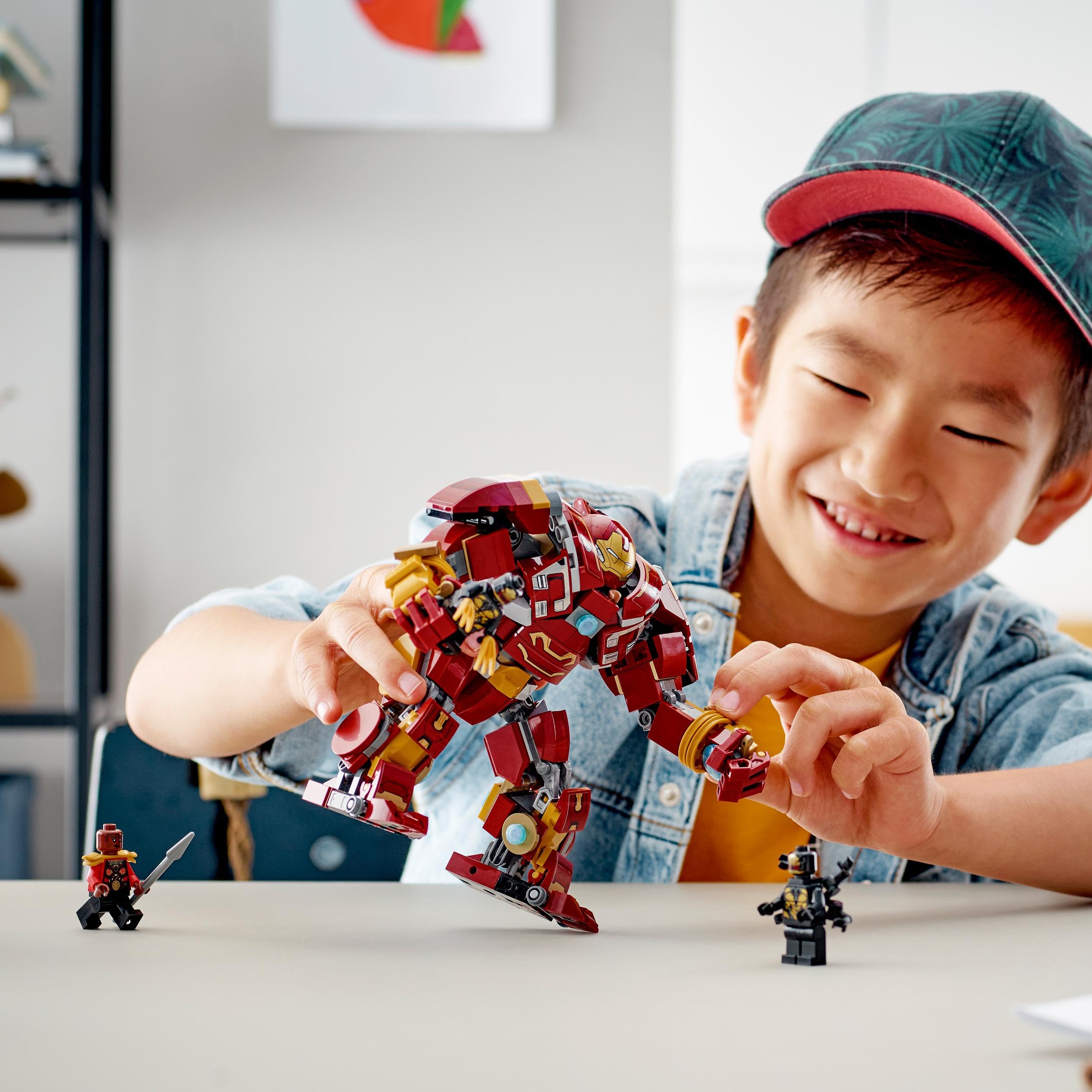 LEGO Marvel Hulkbuster: Batalla de Wakanda, Juguete de Vengadores para Construir, Regalo para Niños y Niñas de 8 Años, Figura de Acción, Minifigura Bruce Banner, Película Infinity War 76247