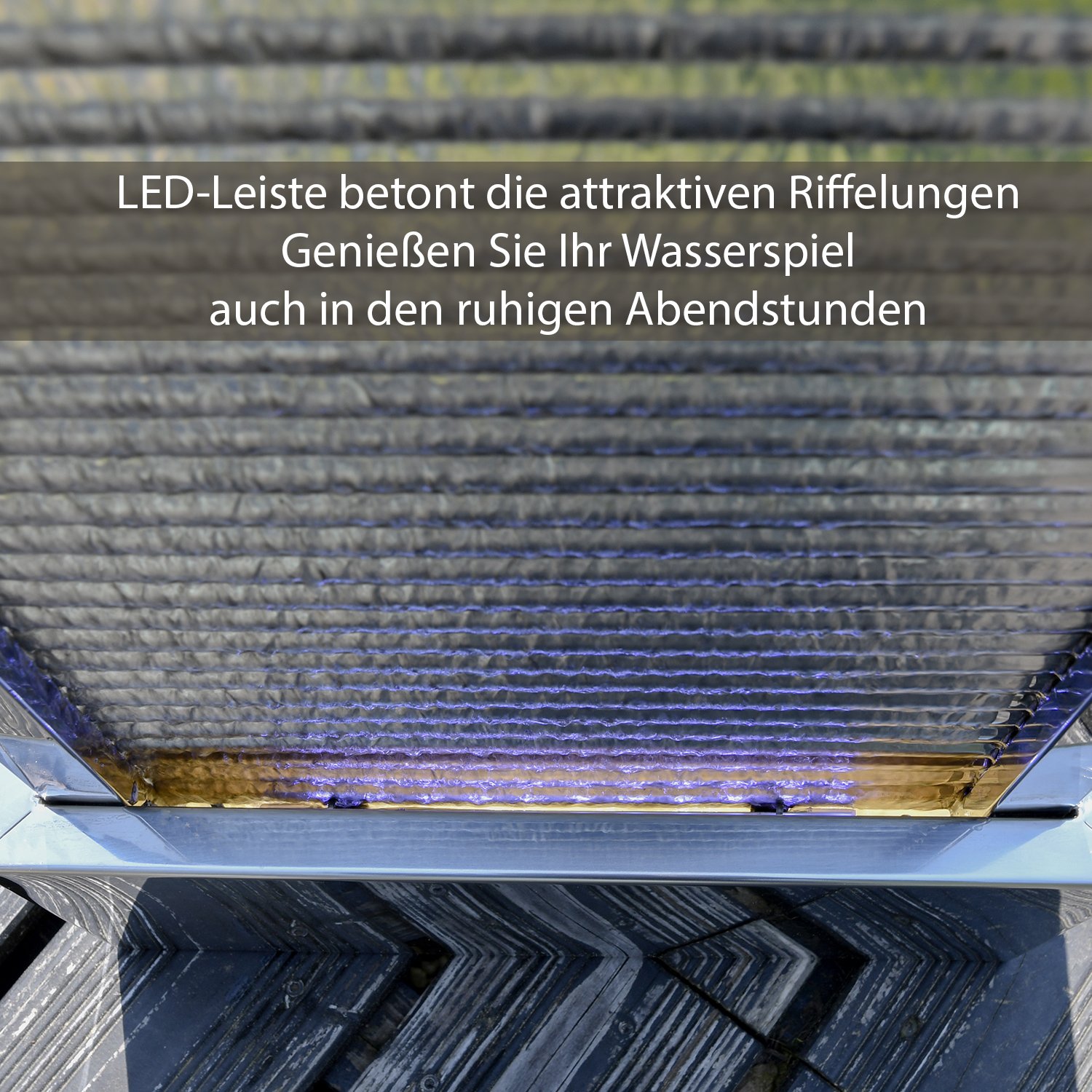 KÖHKO® Springbrunnen Zylinder Höhe Ca. 230 Cm 26003