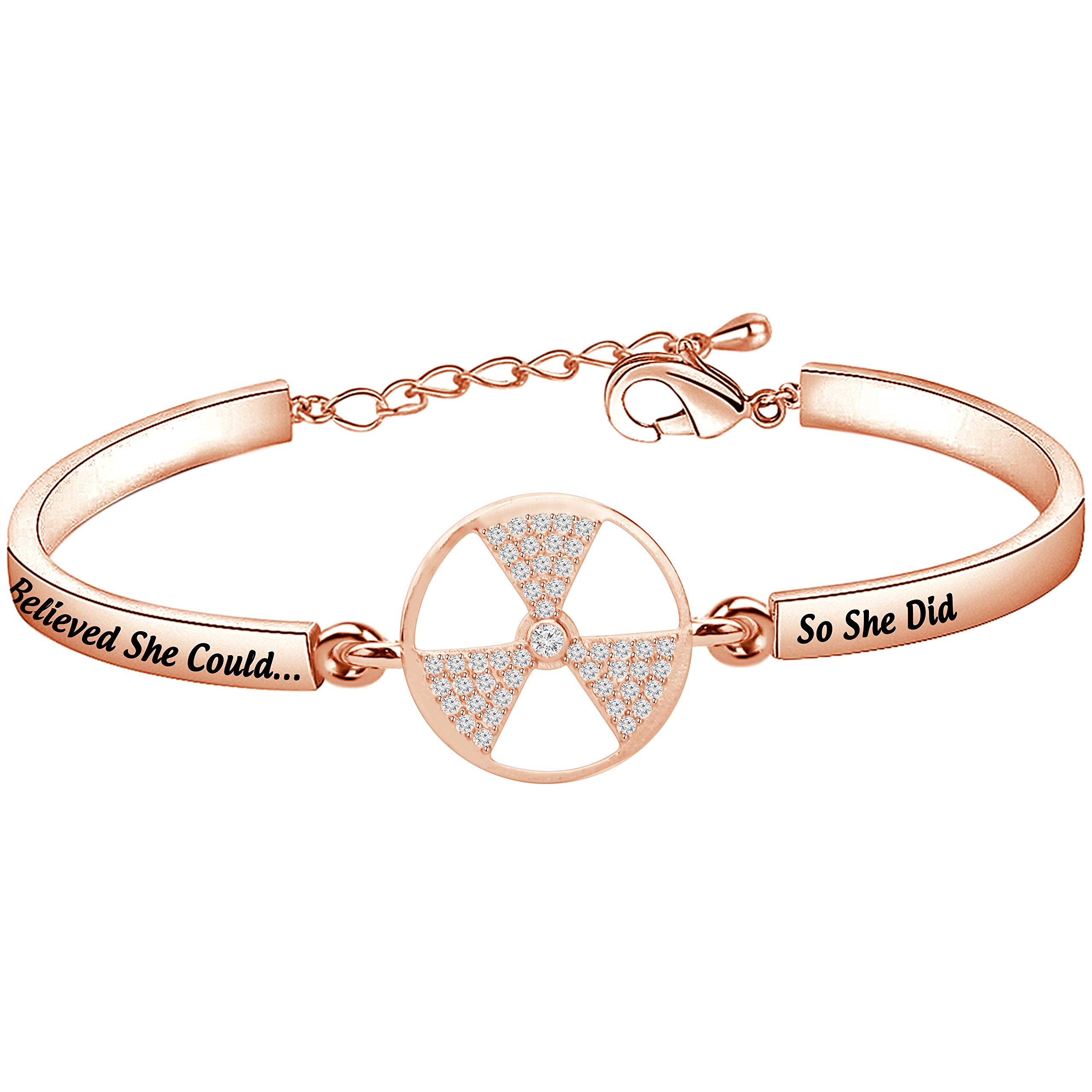 MAOFAED X-Ray Tech Gift Radiographer Gift She believed She Could So She Did Radiology Technologist Gift Radiologist Gift Radiology Graduation Gift Future X-Ray Tech Gift