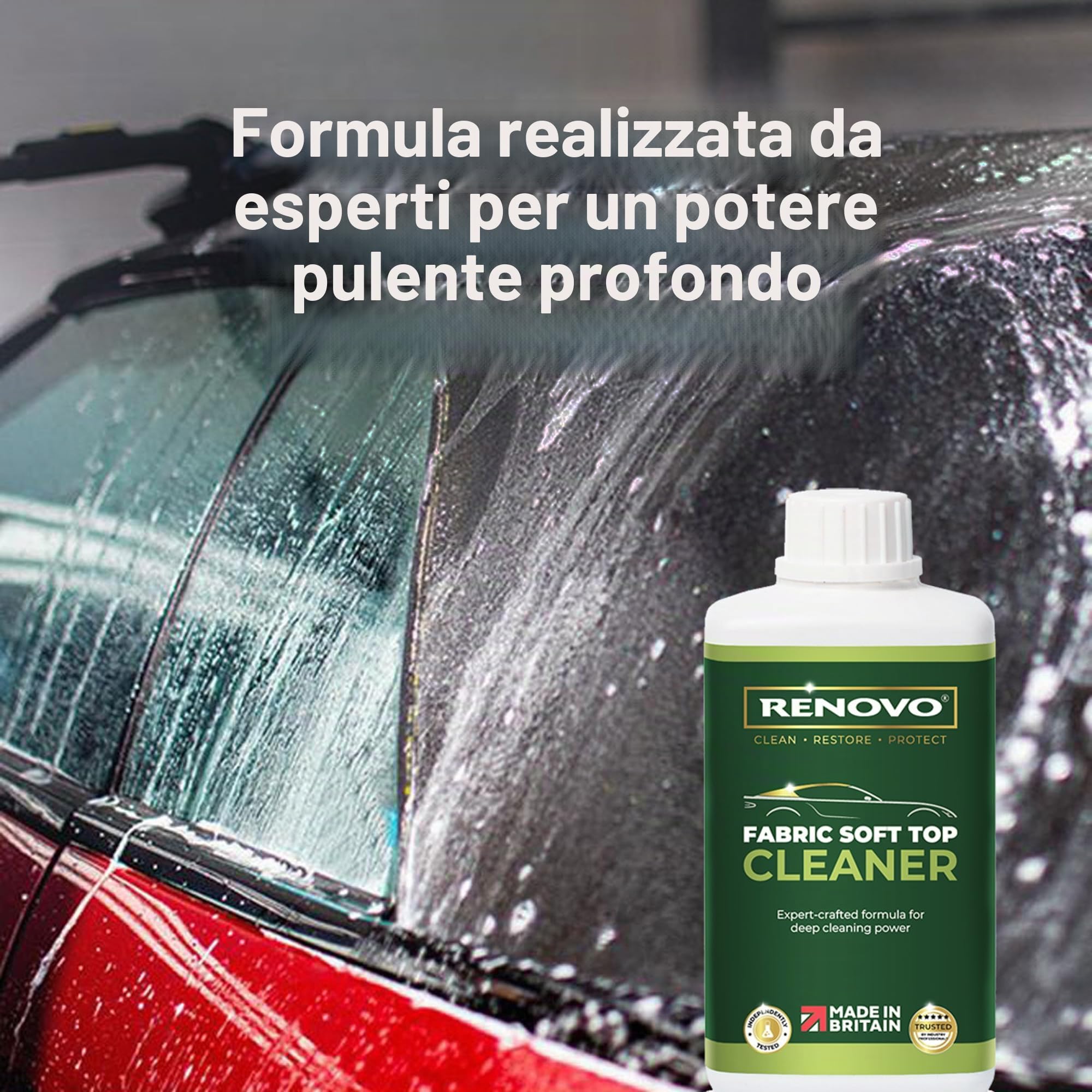 Renovo Detergente Soft Top per tessuti RFC1126 International, 500 ml, neutro