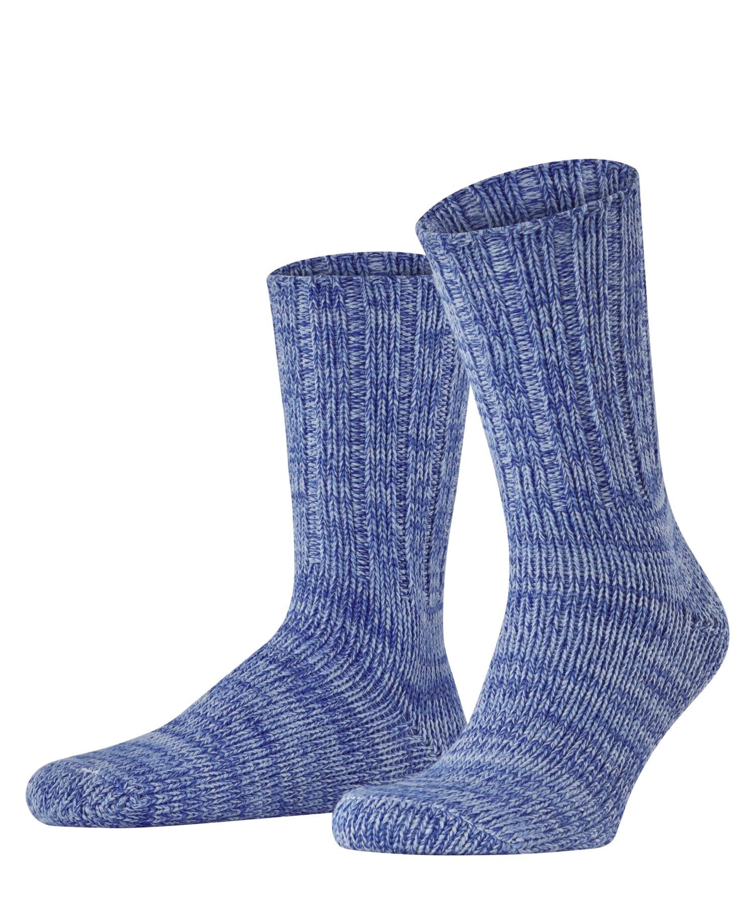 FALKE Men's Brooklyn M So Cotton Plain 1 Pair Socks, Blue Light 6541, 8.5-11