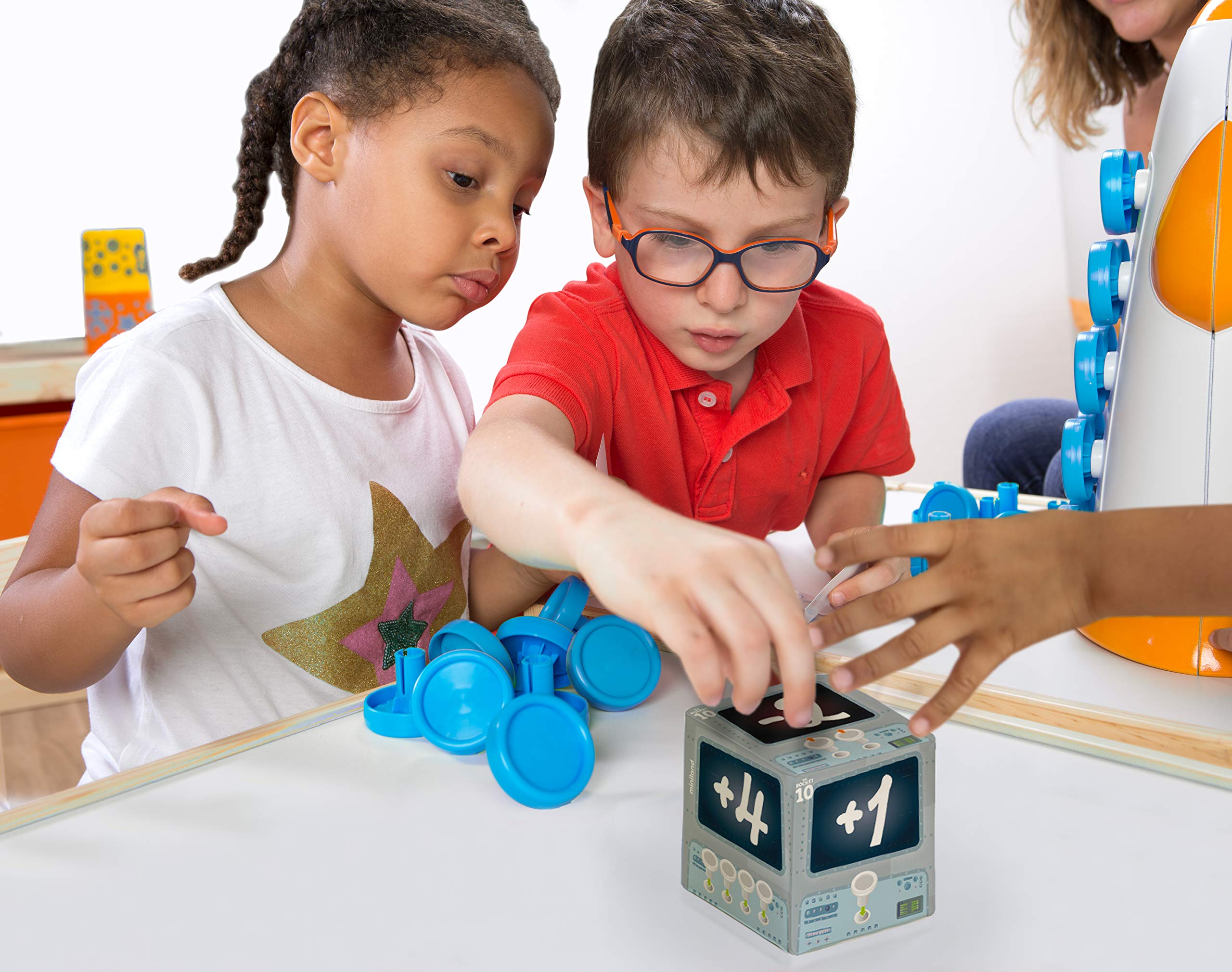 Miniland The Rocket Ten - El Cohete más Divertido para Aprender Matemáticas.