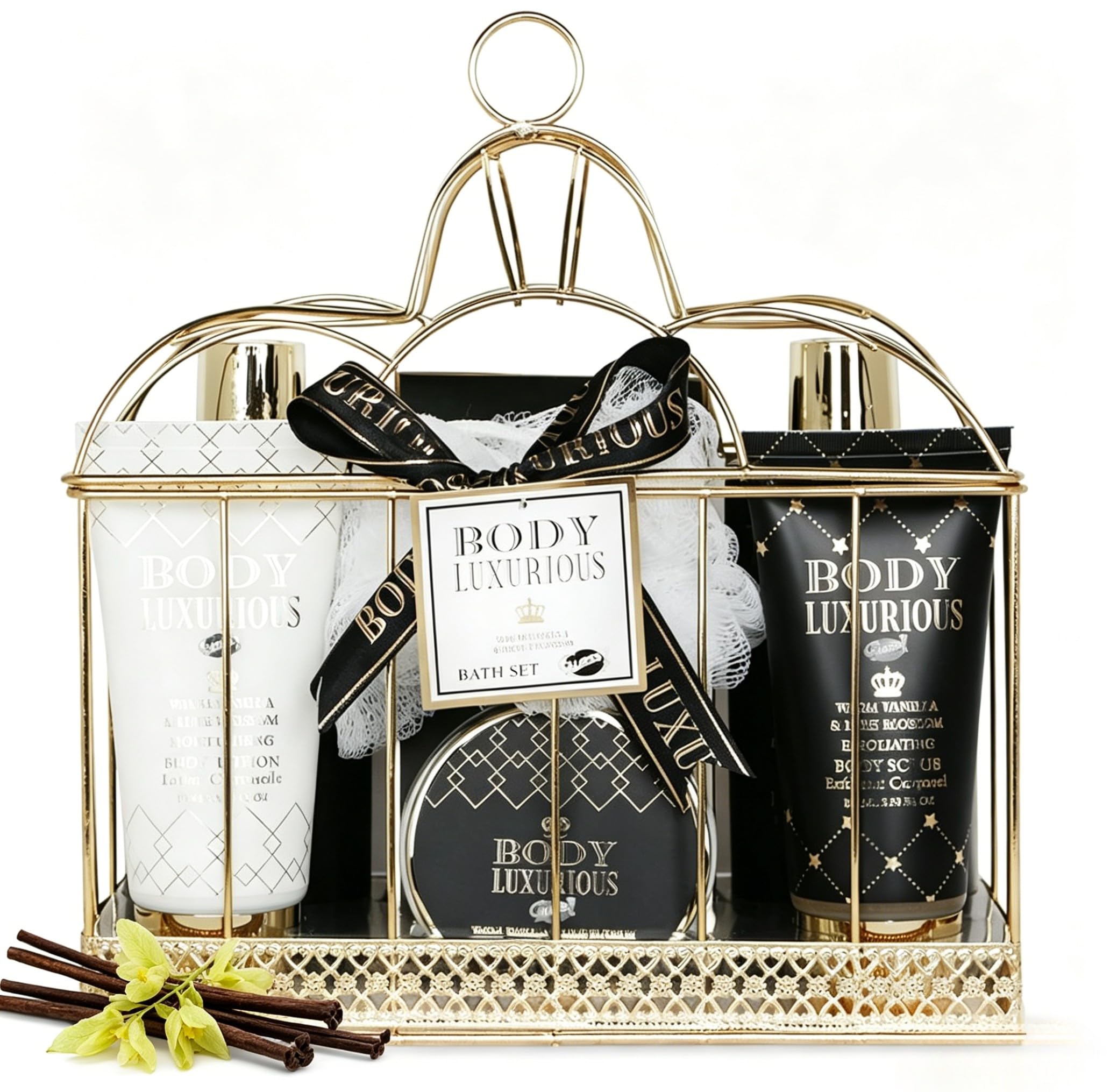 GLOSS ! Coffret Bain – Pause Spa à Domicile – Parfum Floral – Idée Cadeau Tendance – Cage