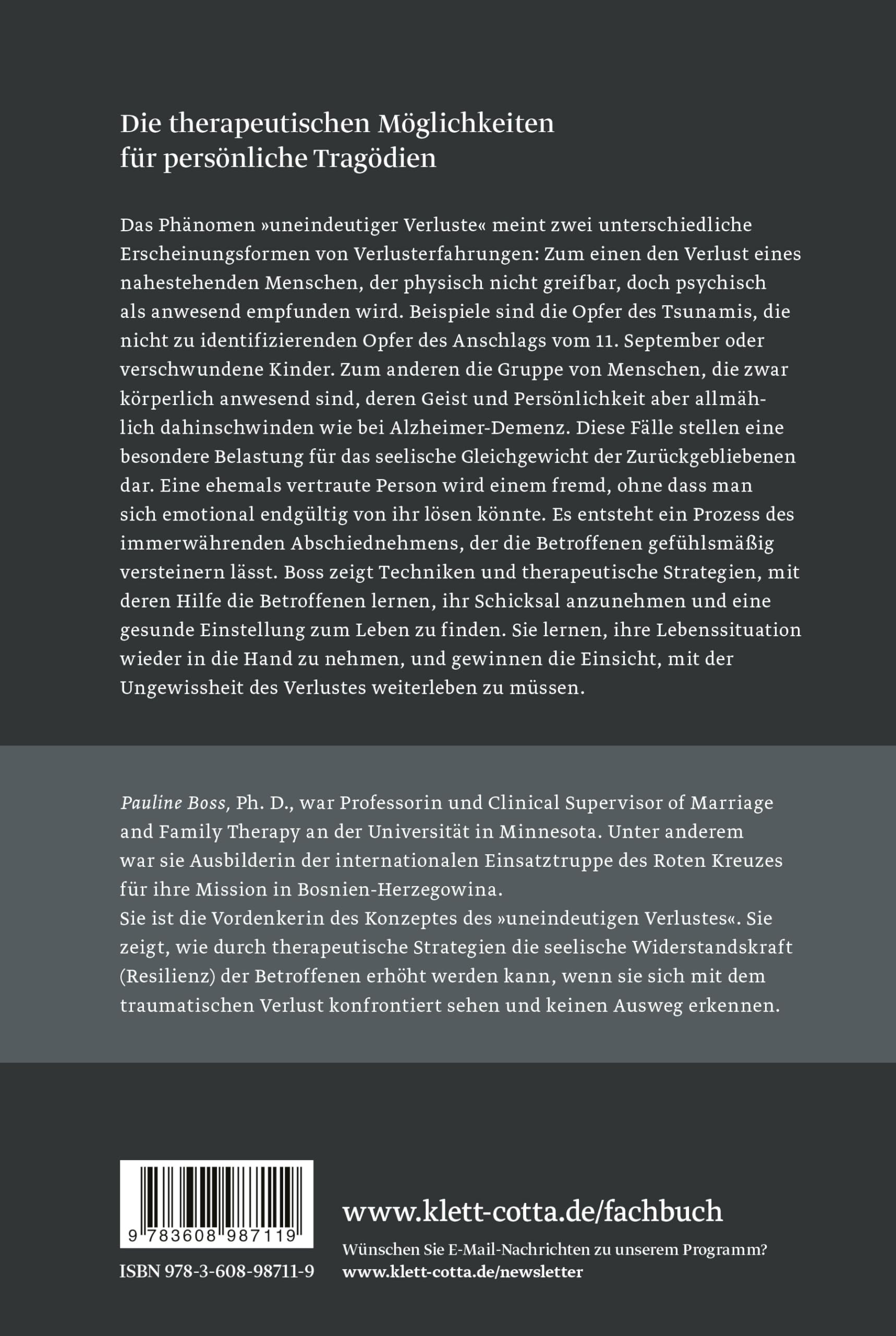 Verlust, Trauma und Resilienz