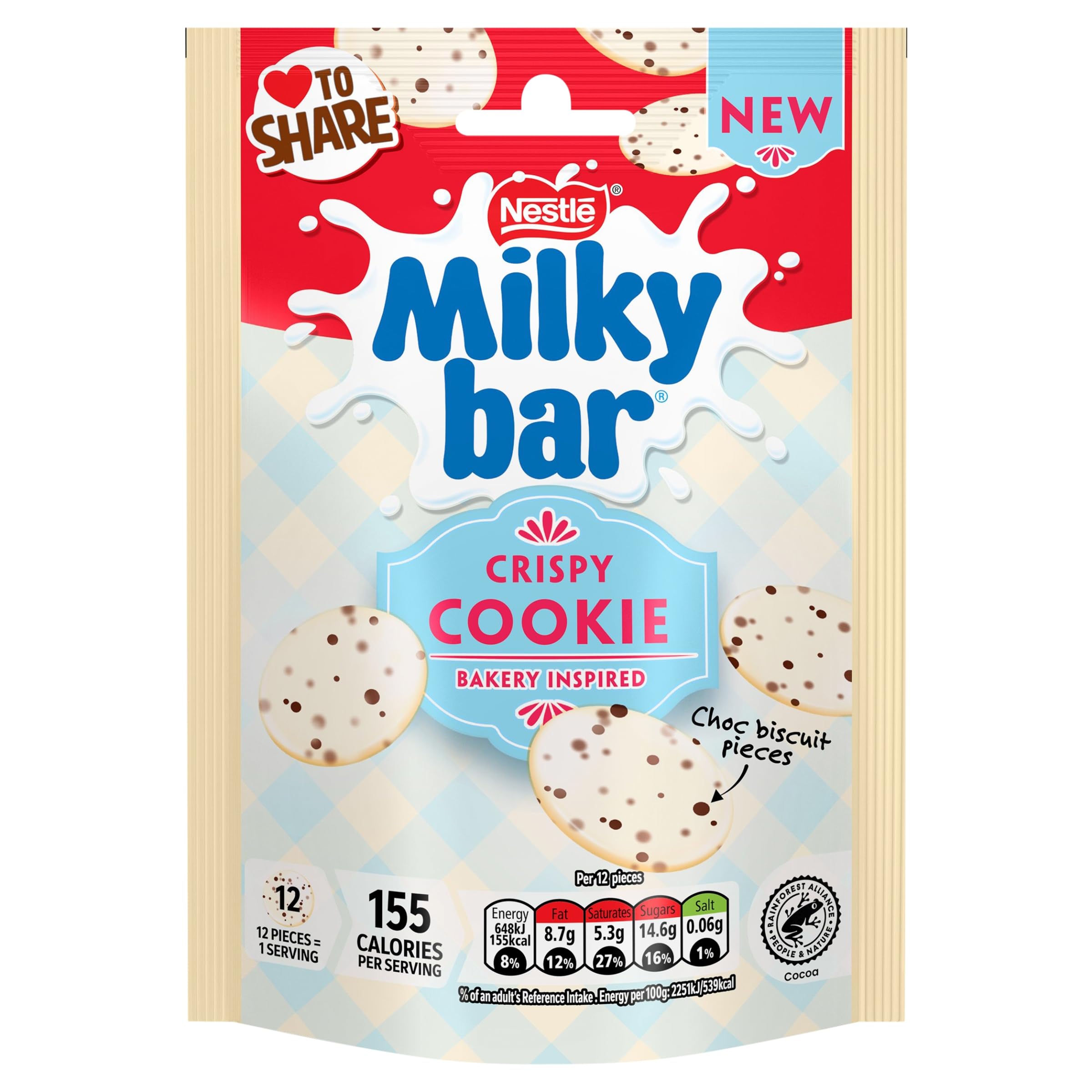 Milkybar Buttons Cookie & Crisp 86g
