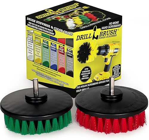 Miniatura 8 de Accesorios de cocina - Limpieza de ollas - Suministros de limpieza - Cepillo de taladro - Juego de cepillos de cocina y baño - Cepillo giratorio