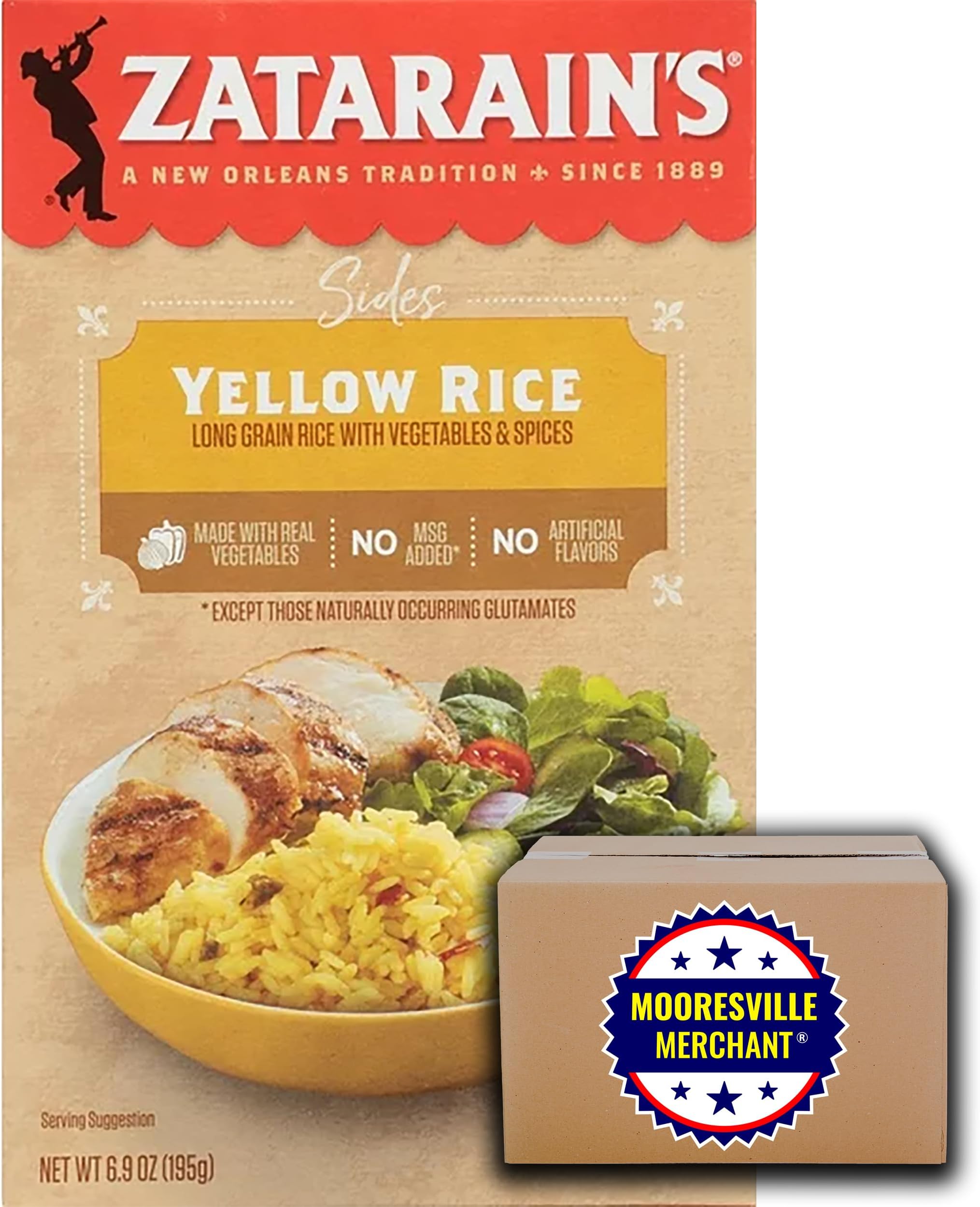 Zatarain's, New Orleans Style, Caribbean Rice Mix, 6oz Box