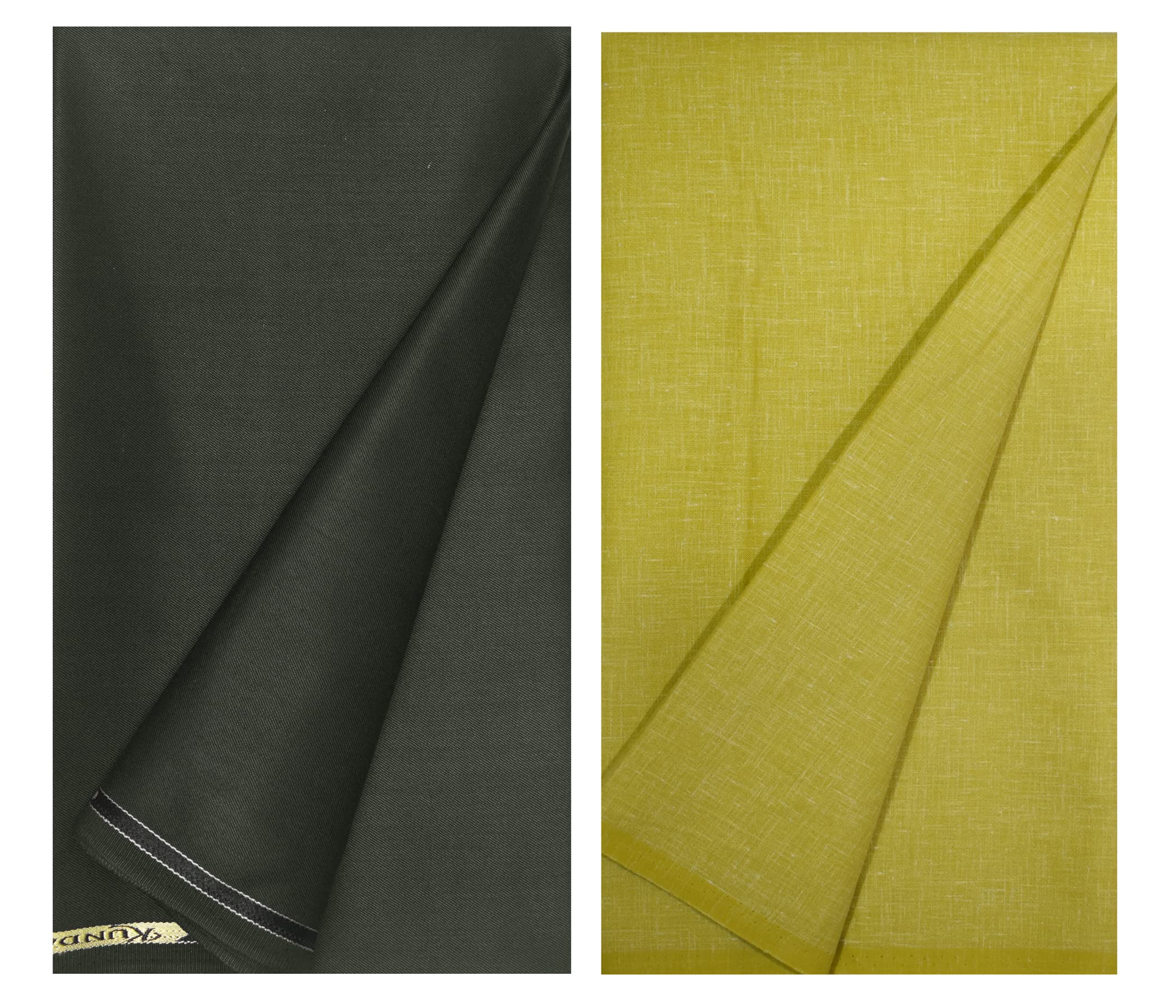 kundan sulz gwalior Men's Cotton Shirt & Trouser Fabric Combo Set (Un-Stitch; 1.20 & 2.25 Meter)-picture-35