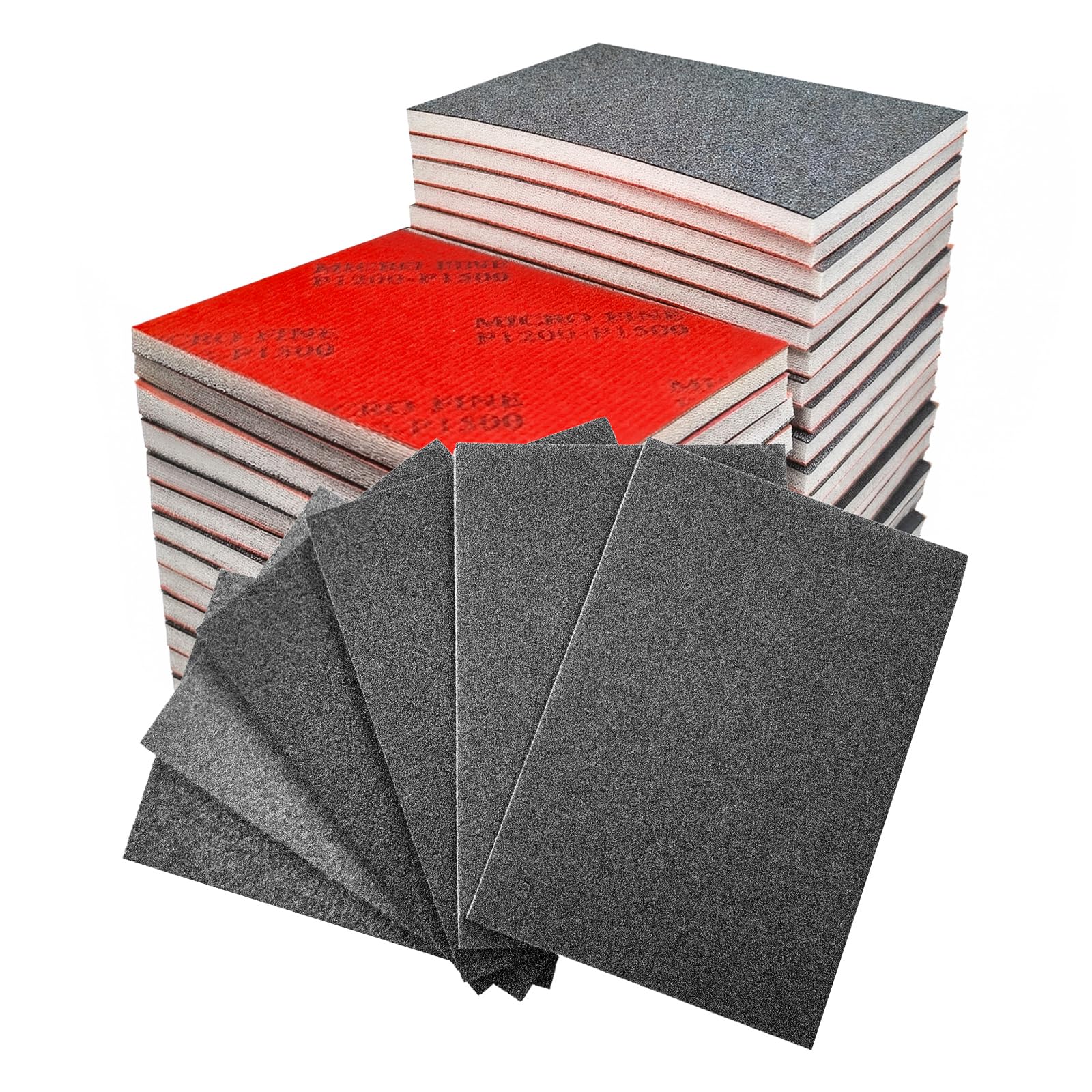 32 Pcs Sanding Sponge 80-4000 Grit, 13 Different Grits Sanding Pads