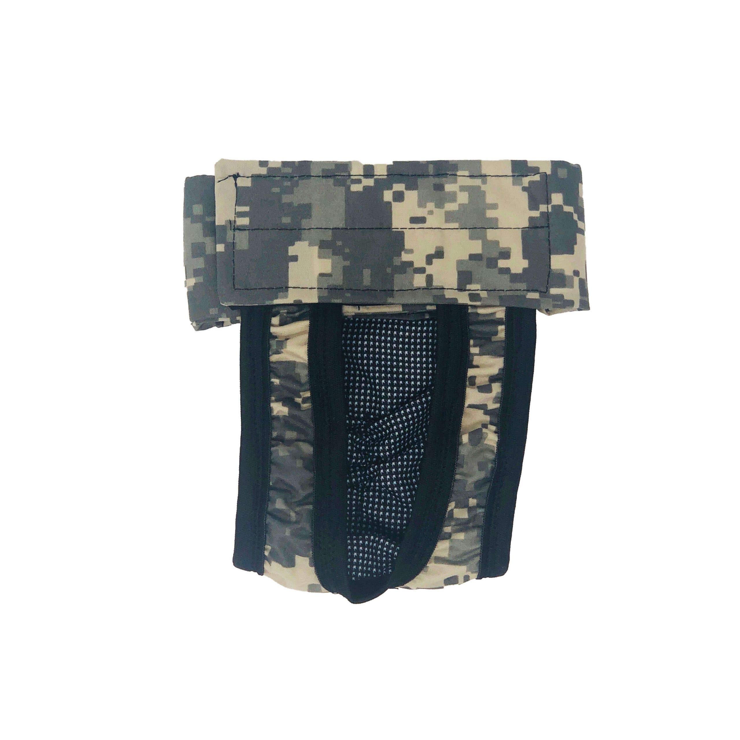 Barkertime Cat Diaper Stud Pants Made in USA - Digital Camo Cat Diaper Pull-up, M for Spraying Cat, Piddling Cat, Incontinent Cat - Allows for Defecating Outside