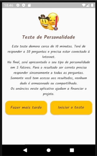 Teste de Personalidade