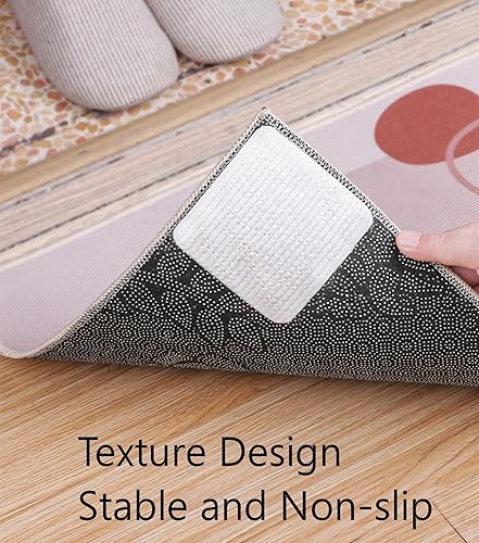 Miniatura 2 de Almohadillas para alfombras, 4 pinzas antideslizantes y lavables, nuevos materiales para la almohadilla antideslizante para alfombra mantén tu