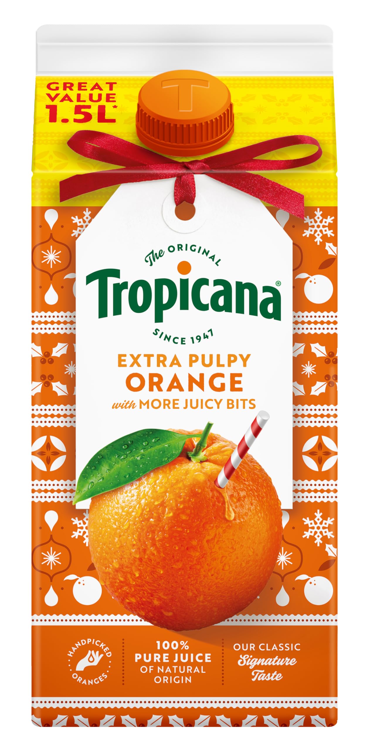 Tropicana Orange with Extra Juicy Bits, 1.5L
