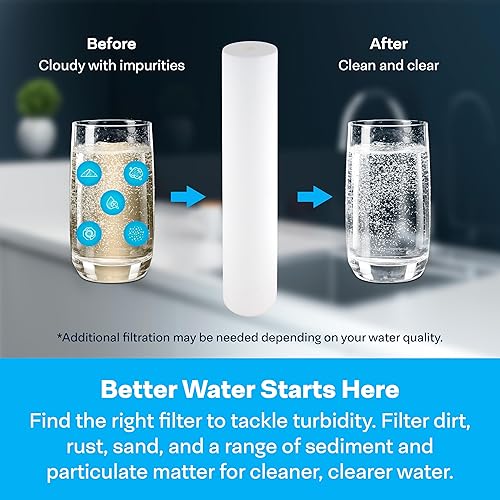 Miniatura 8 de SpiroPure repuesto para filtros Pentek DGD-2501-20155360-43 20x4.5 (6 unidades)