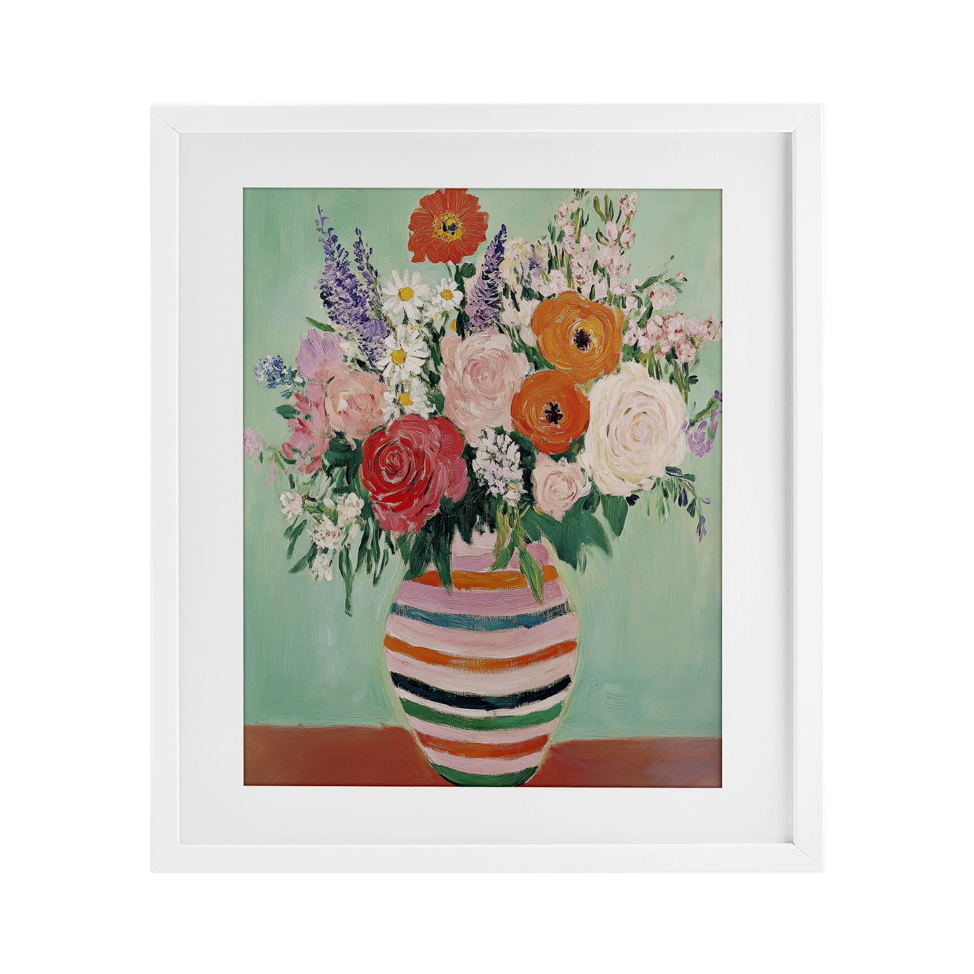 Affiche encadrée bouquet floral Stupell pour décorer un salon cocooning