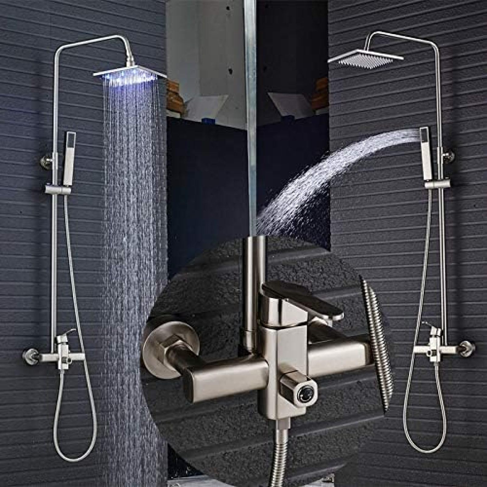 Pommeau de Douche à Main Anti Calcaire avec Mitigeur Précis