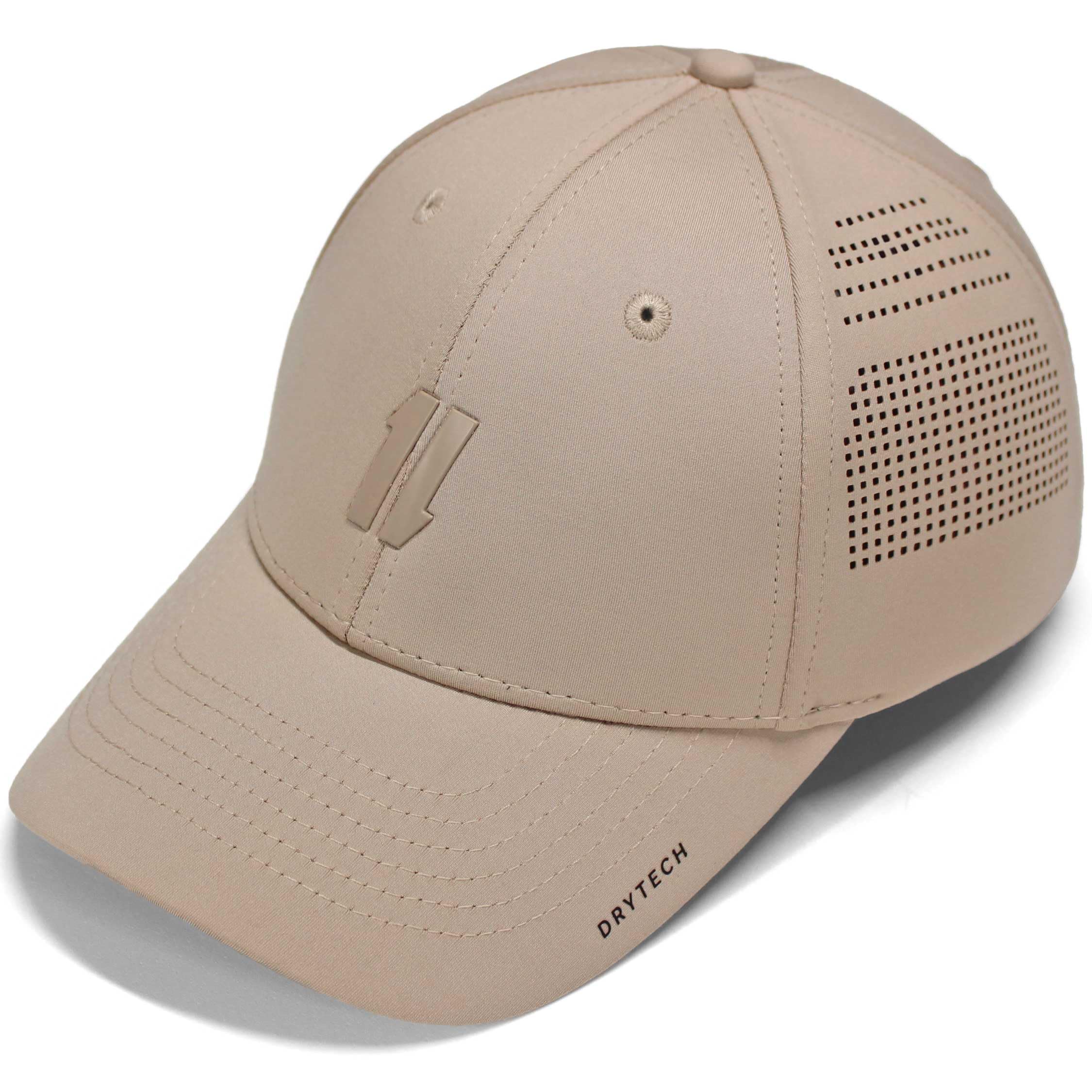 Gym Baseball Hats for Men by King & Fifth | Baseball Hat with Low Profile & Stylish Fabric + Workout Hat + Baseball Caps, Sandstorm, S-M