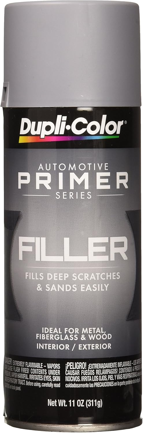 Dupli-Color FP101-6 PK Scratch Filler Primer, Gray – 11 oz. Aerosol Can