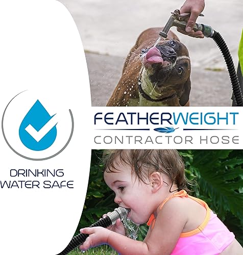Miniatura 7 de Manguera contratista de peso pluma, 3/4 pulgadas, 60 pies de largo