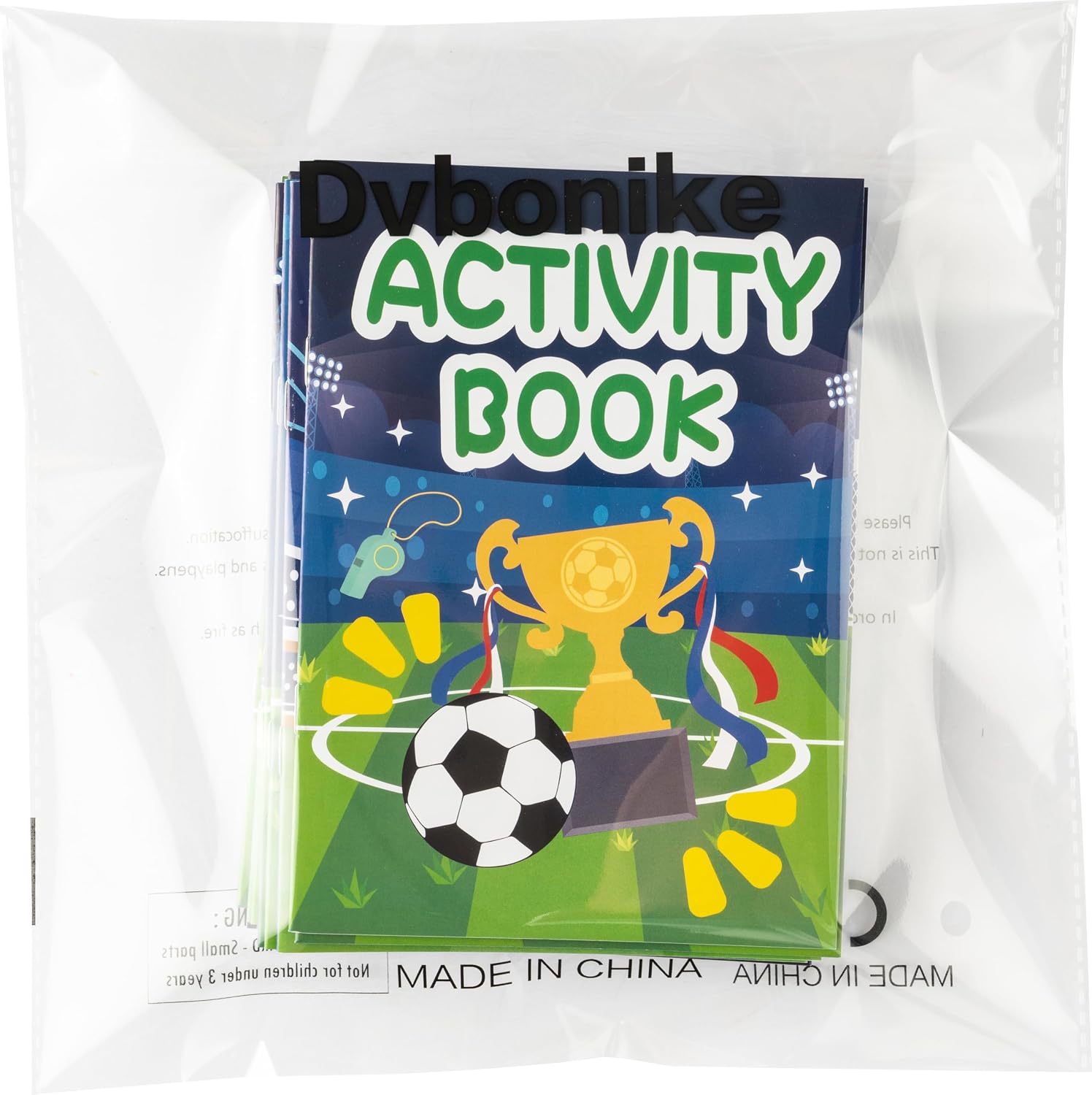 24Pcs Soccer Activity Books Football Mini Fun Games Coloring Book | Sport Goal, Animals, Party Favor, Goodie Bag Stuffers, Birthday, Classroom Rewards, School Supplies, for Kids, Gift in Bulk