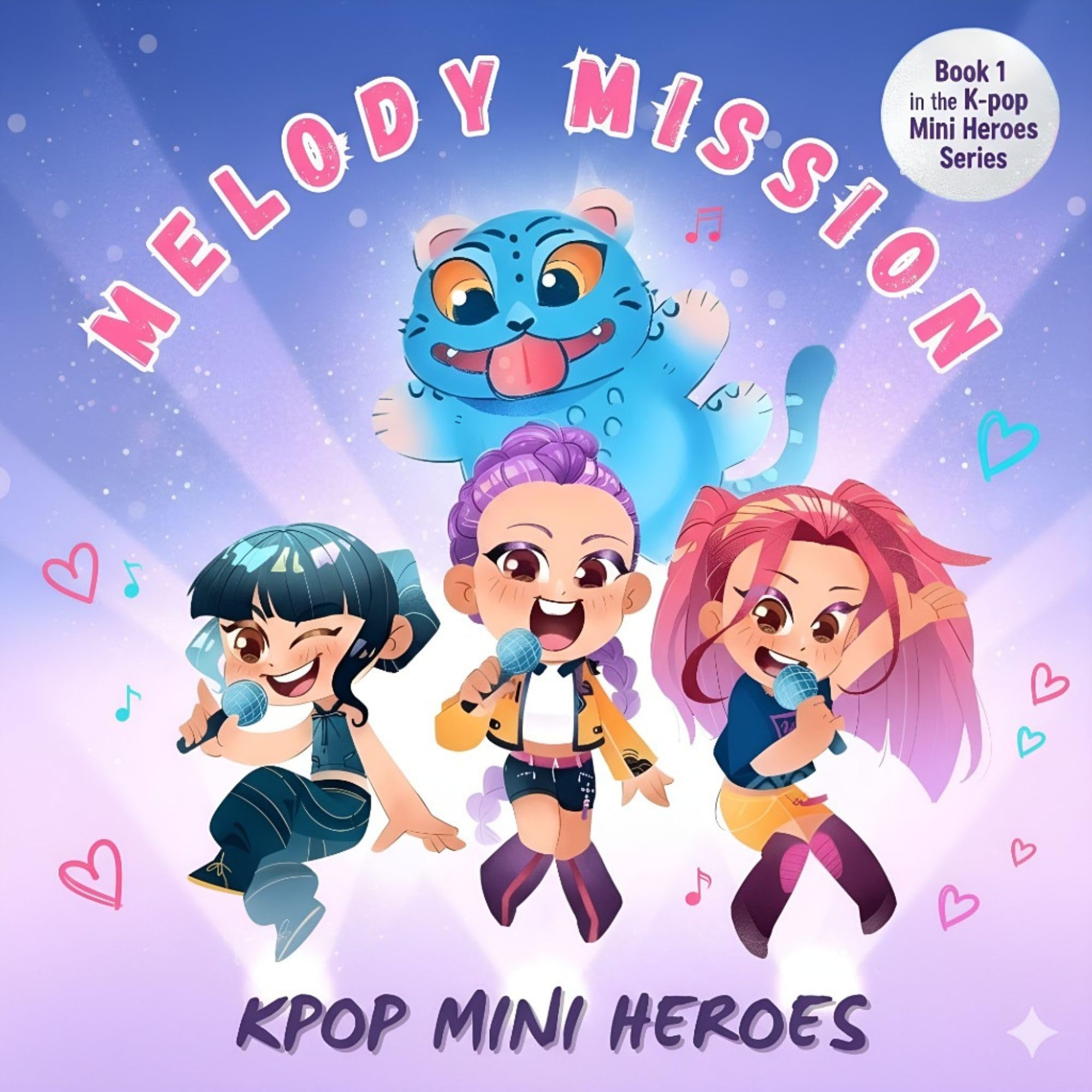 K-Pop Mini Heroes livre anglais pour donner le goût de la lecture aux enfants