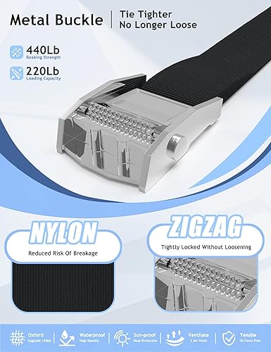 Miniatura 3 de Cubiertas para lanchas de 17-19 pies, 20-22 pies, cubierta impermeable 1200D mejorada de 16 pies, se adapta a lanchas bajas, lanchas de casco V,