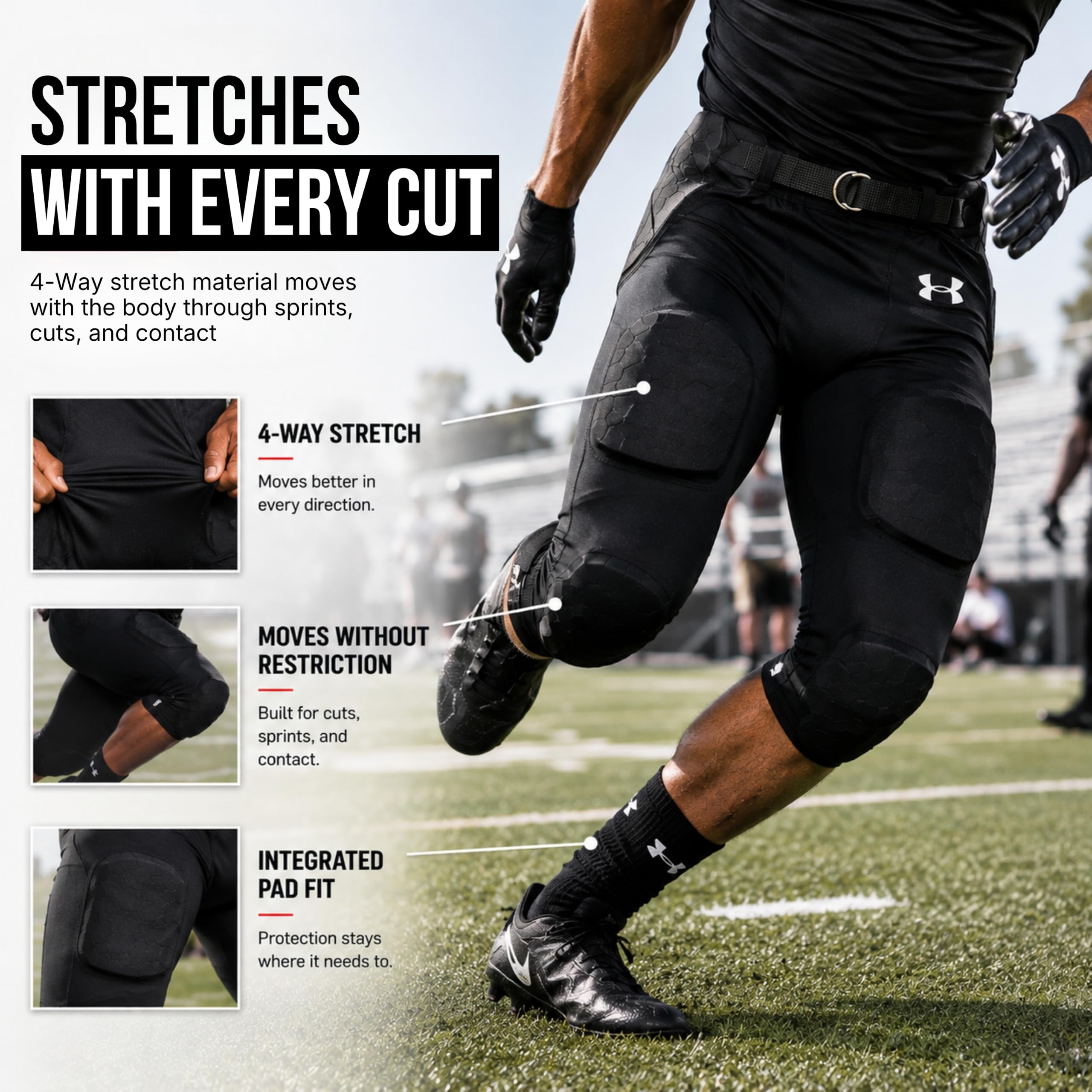 Under Armour - Ua20980, Pantaloni integrati Unisex - Adulto