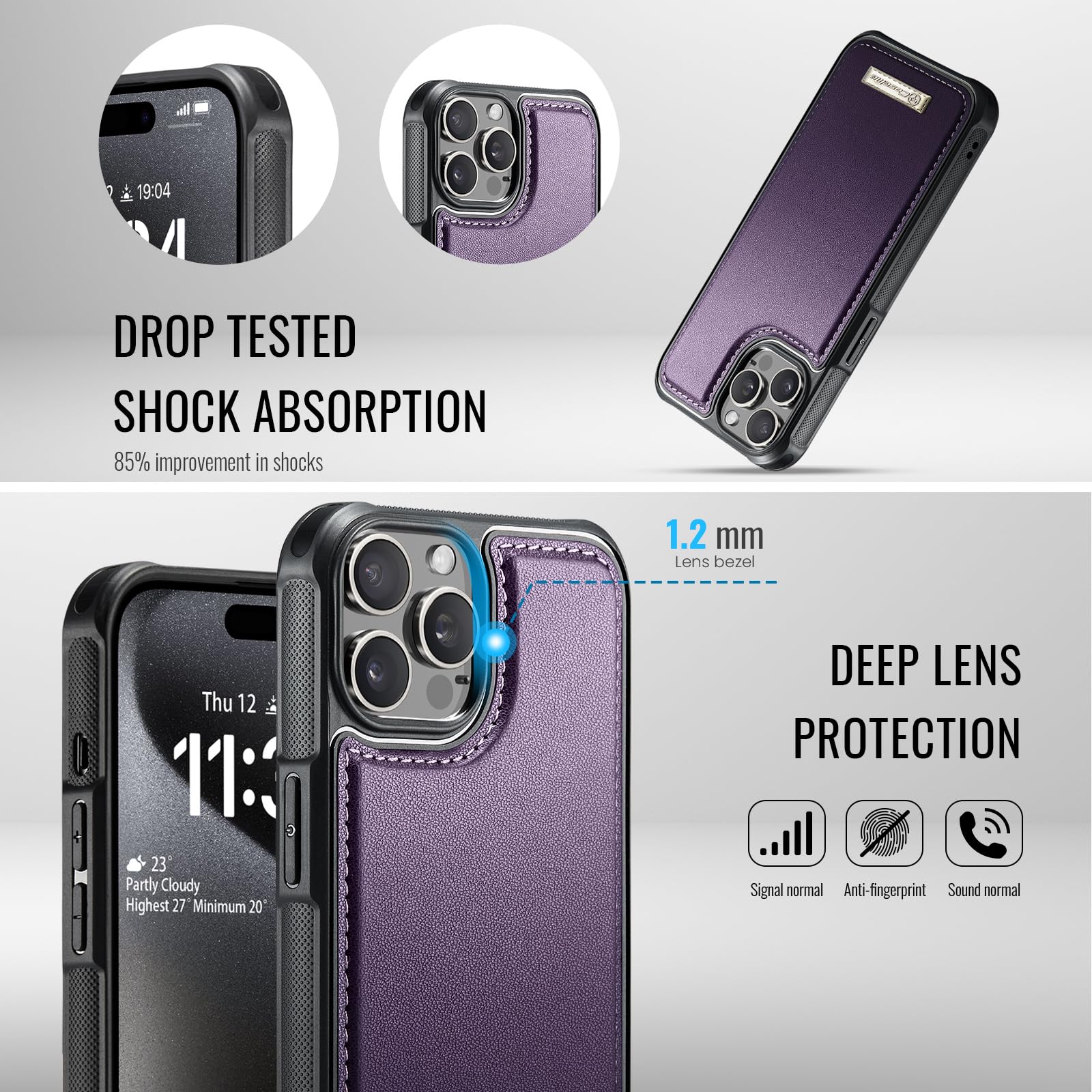 Amazon.com: CaseMe 2-in-1 Detachable for iPhone 13 Pro Crossbody