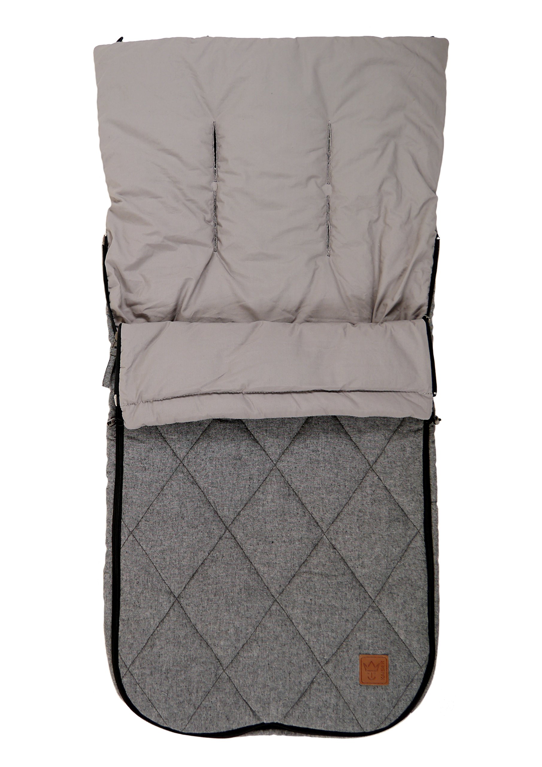 Kaiser Sommer Fußsack Nikko Melange anthracite
