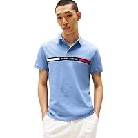 Tommy Hilfiger Uomo Maglietta Polo Maniche Corte Chest Insert Regular Fit