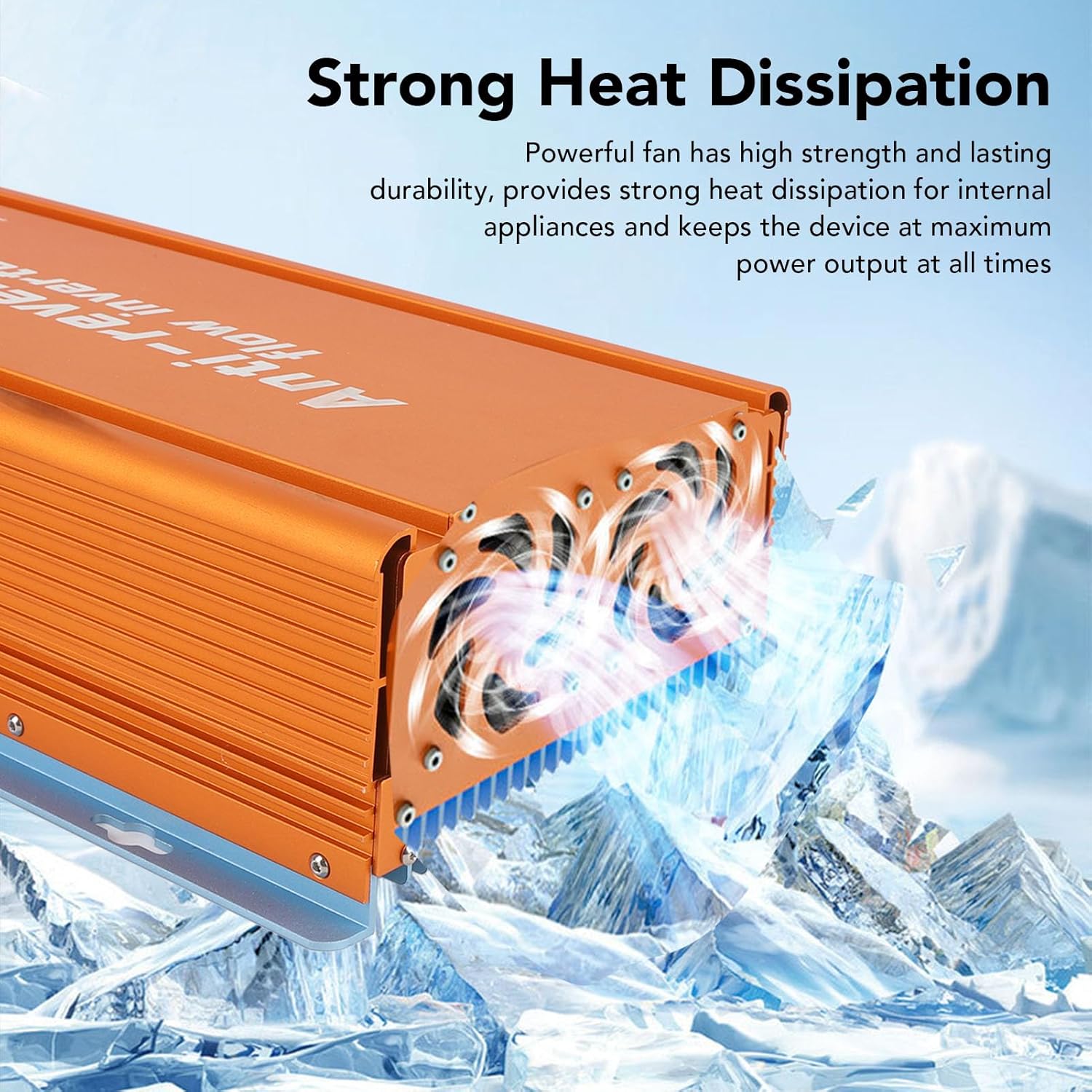 Eujgoov 1200W Grid Tie Inverter, Solar Power Inverter with MPPT, WiFi Monitoring, Anti Backflow for Home PV (120V)