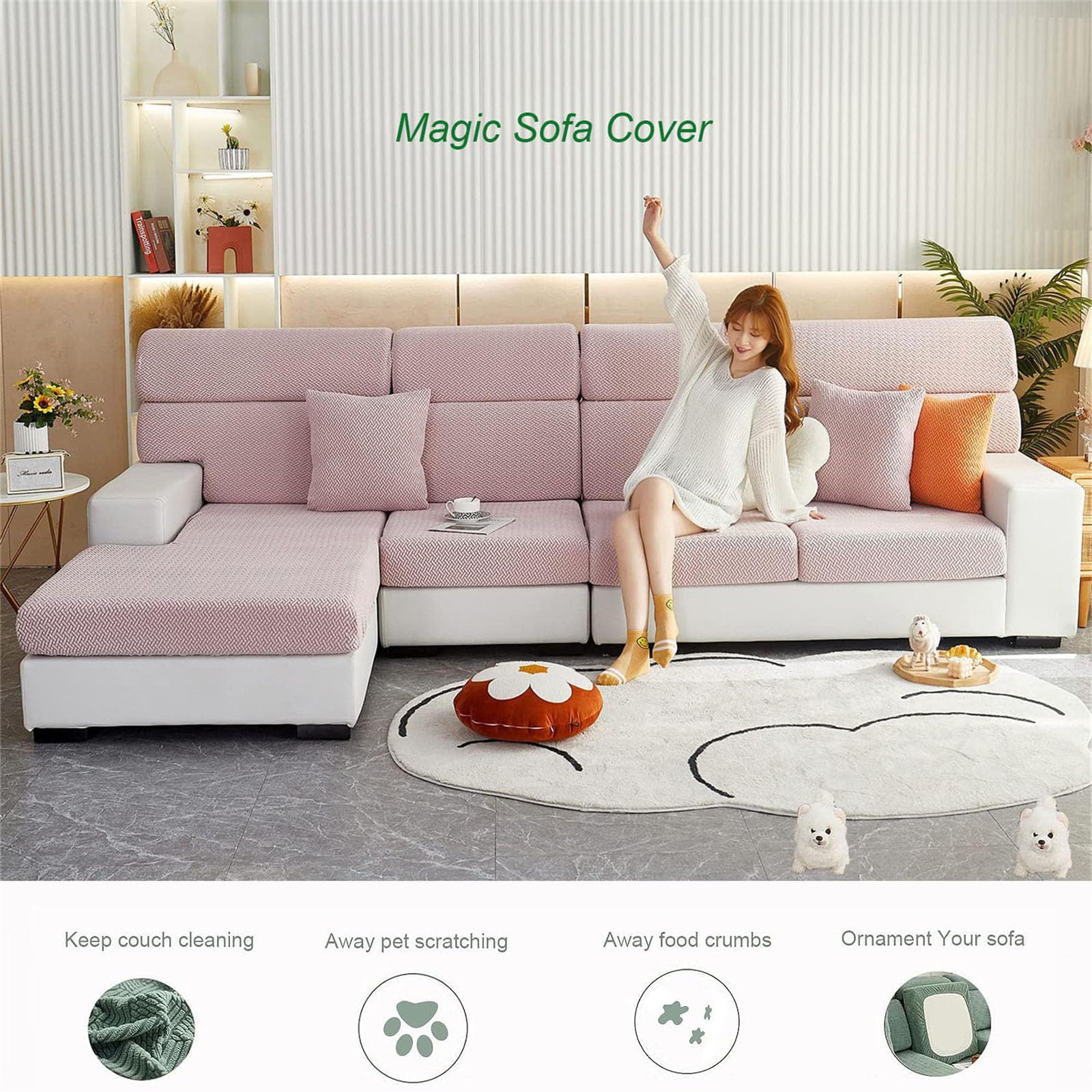 Amazon｜マジックソファーカバー マジックソファーカバー ソファ