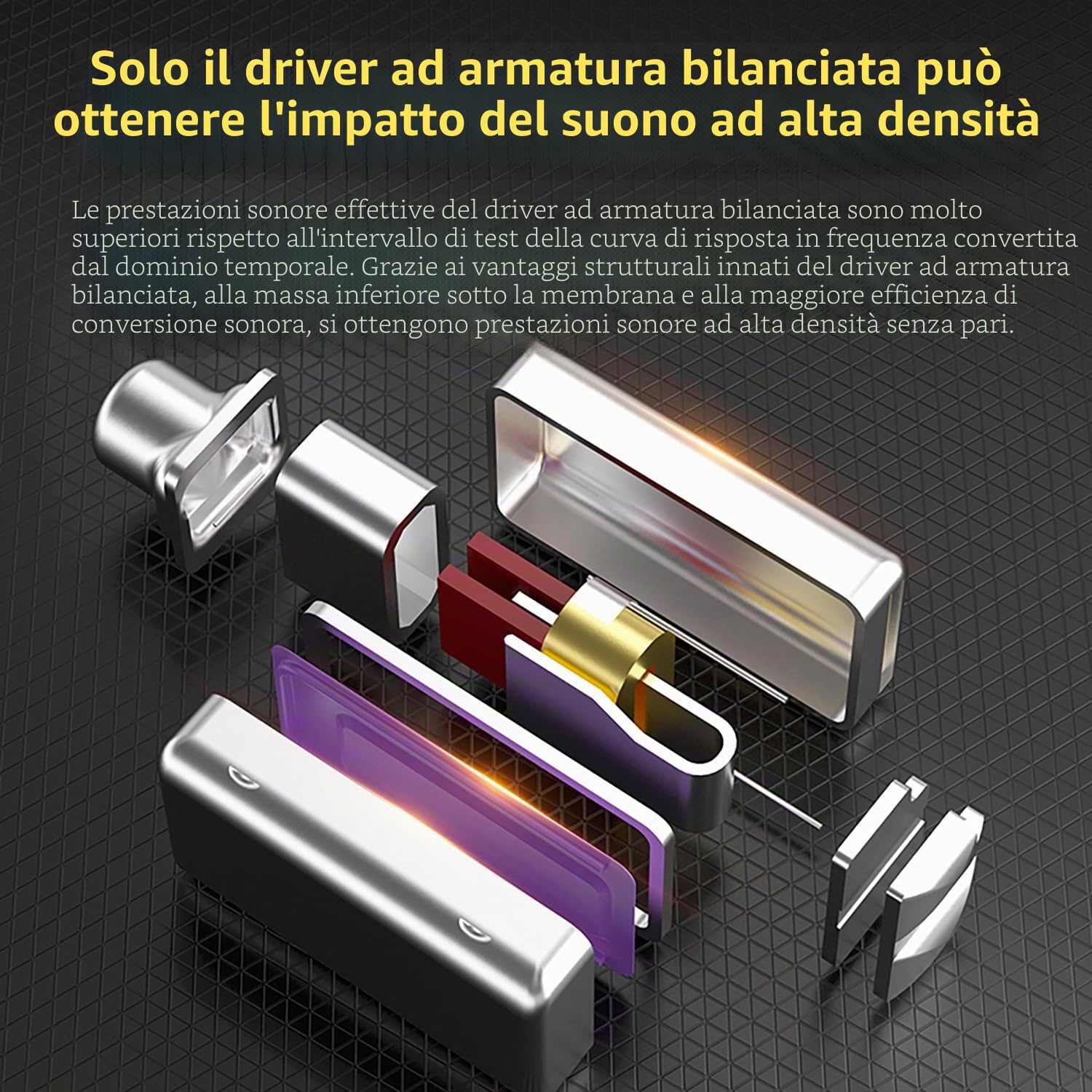 KZ AS16 PRO X - Auricolari in-ear HiFi da Gaming, 16 BA con driver ad armatura bilanciata, IEM, auricolari per musicisti, cantanti, audiofili, DJ, batteristi