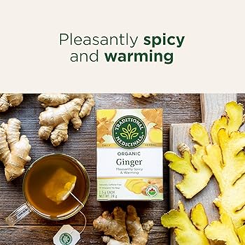 Traditional Medicinals - Organic Ginger Herbal Tea (Pack of