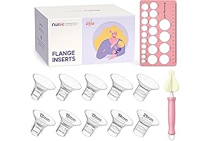 Nuliie 10PCS Flange Inserts for the Perfect Fit While Pumping