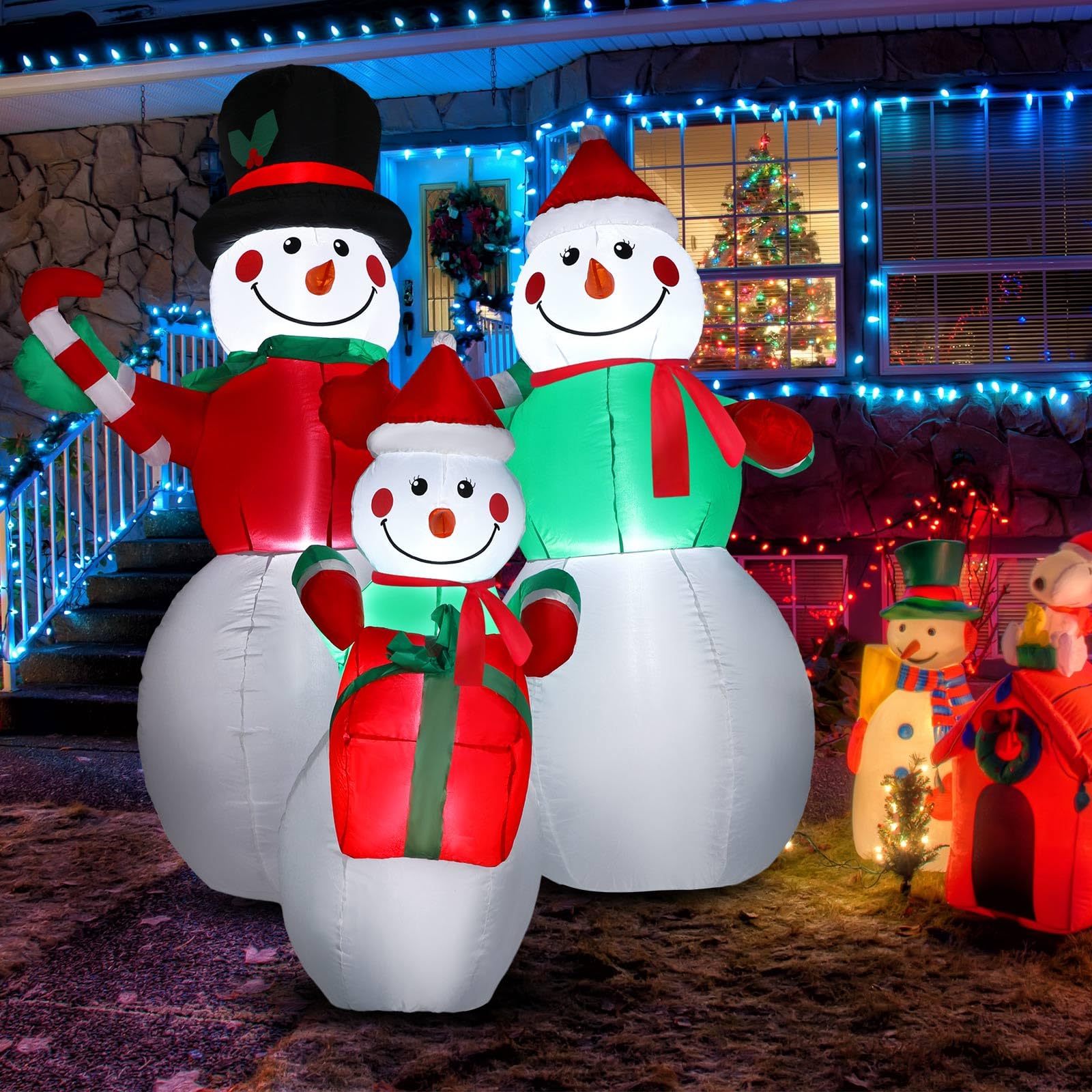 Snapklik.com : Shappy 6 Ft Christmas Inflatables Outdoor Decorations ...