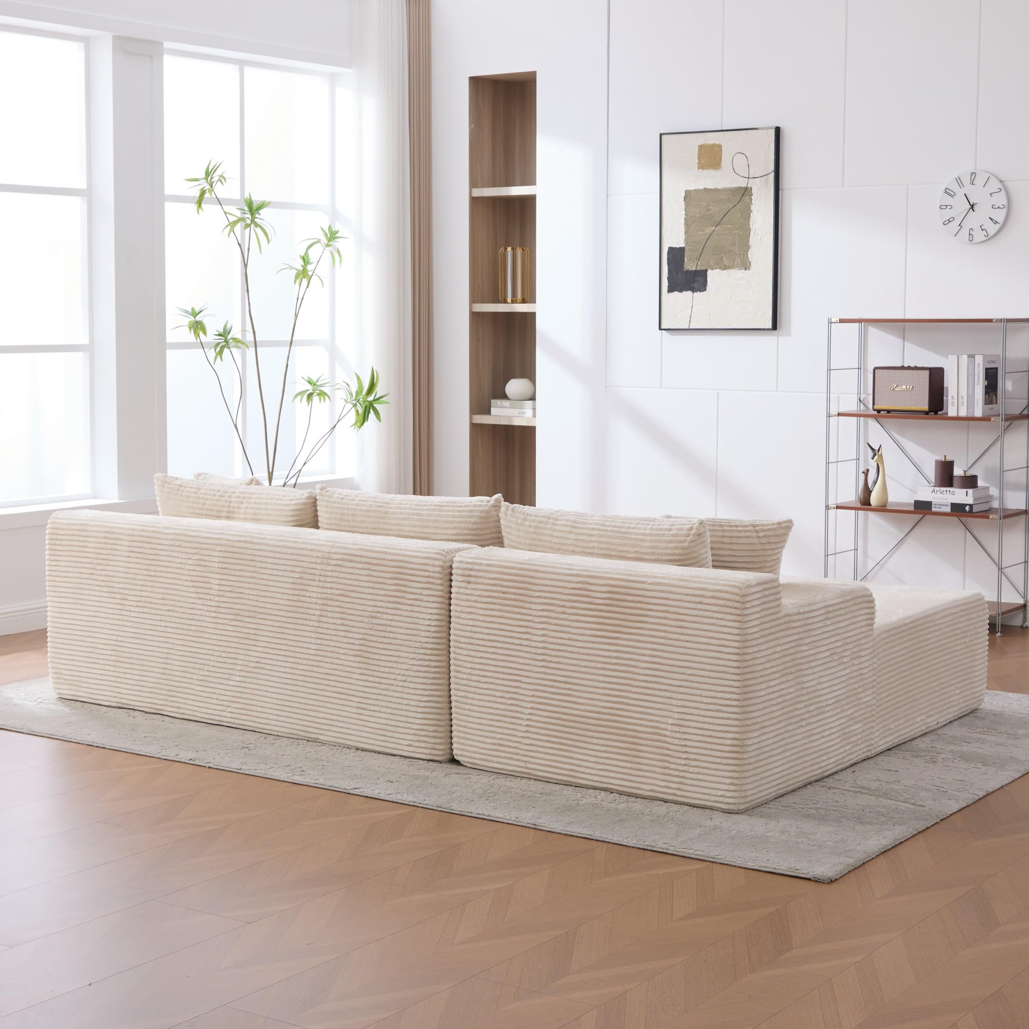 Generisch Sofá modular chenilla 30D espuma marfil para viviendas