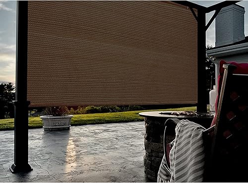 Miniatura 7 de FAIR WIND Tela para sombra 90% para el sol, pantalla de privacidad, toldo para patio, con ojales, red para jardín, pérgola, al aire libre, 10 x 10