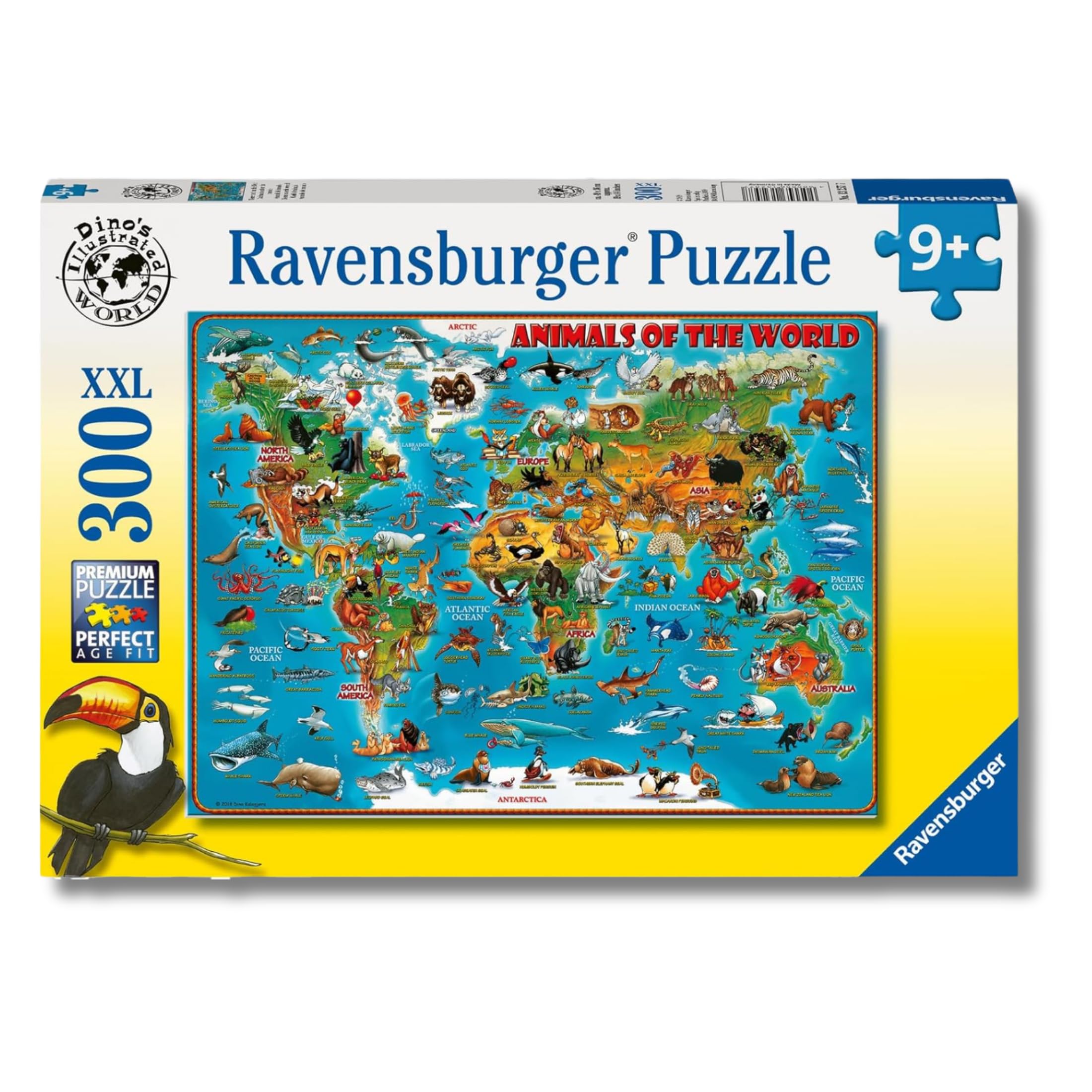 Ravensburger Puzzle Per Bambini 4+ – Nel Giardino Degli Animali, 24 Pezzi Con Cornice E Gioco Di Ricerca