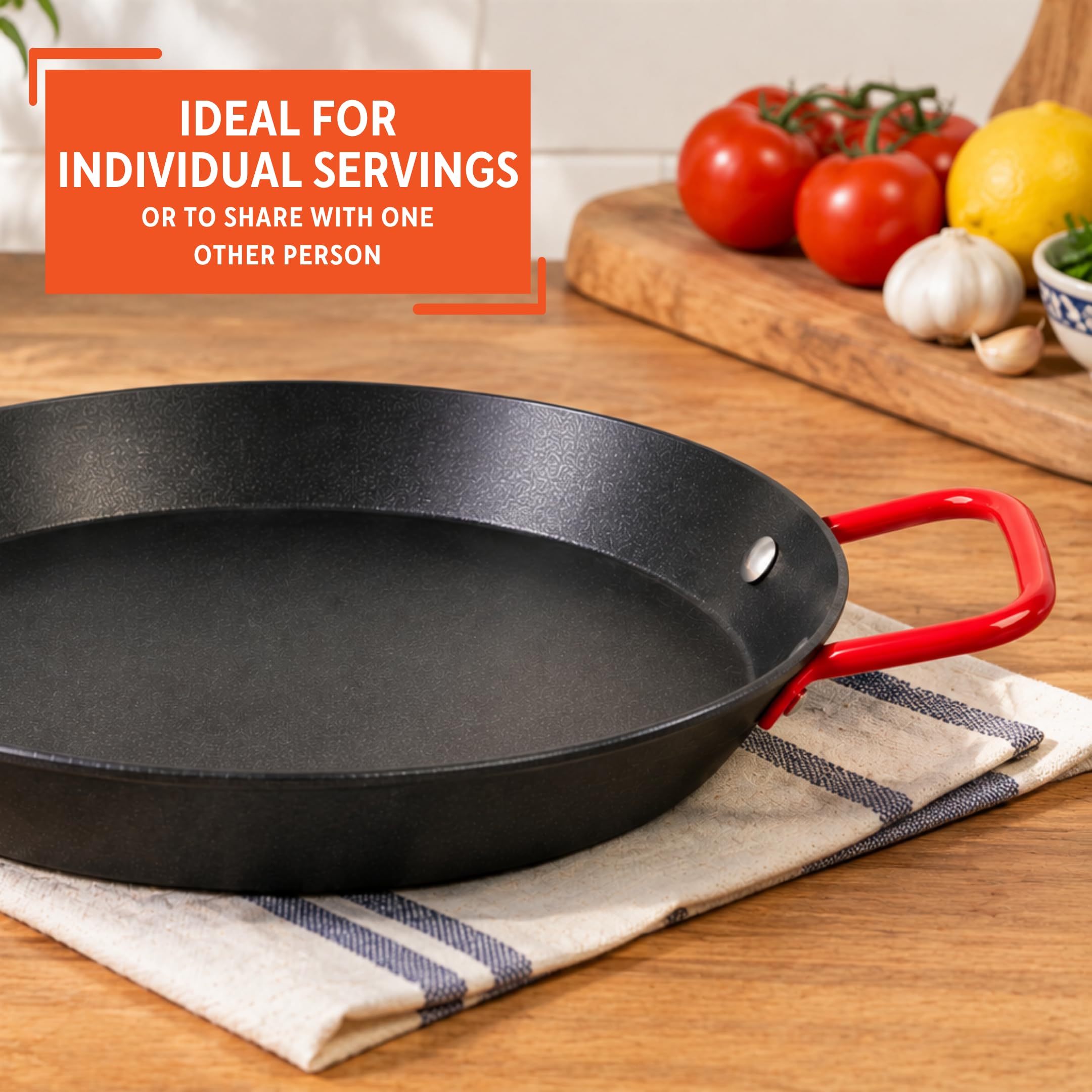 IMUSA Paella Pan - Carbon Steel Nonstick -8