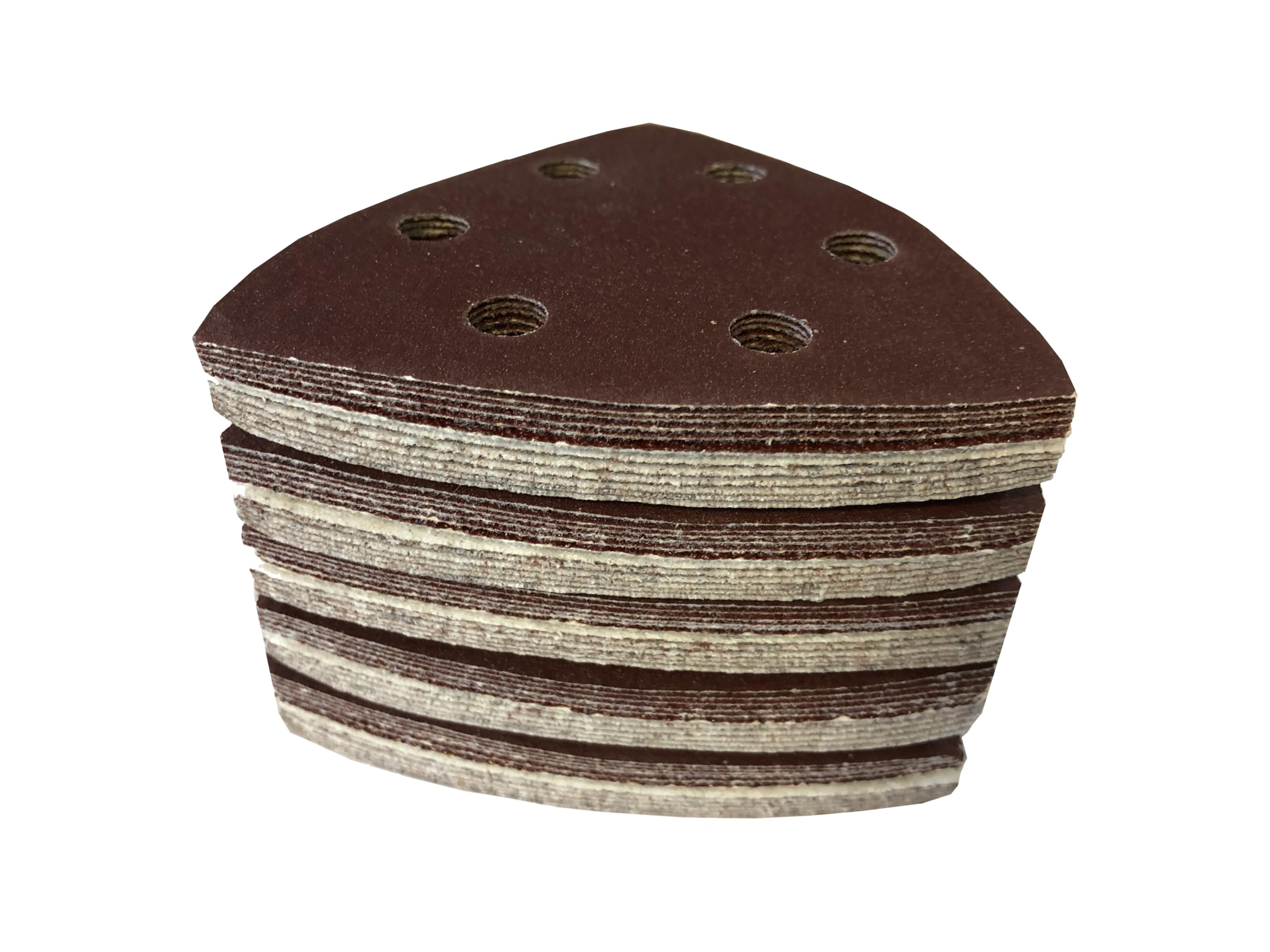 Lot De 50 Triangles De Meulage 93 X 93 X 93 Mm, Grain 80 Pour