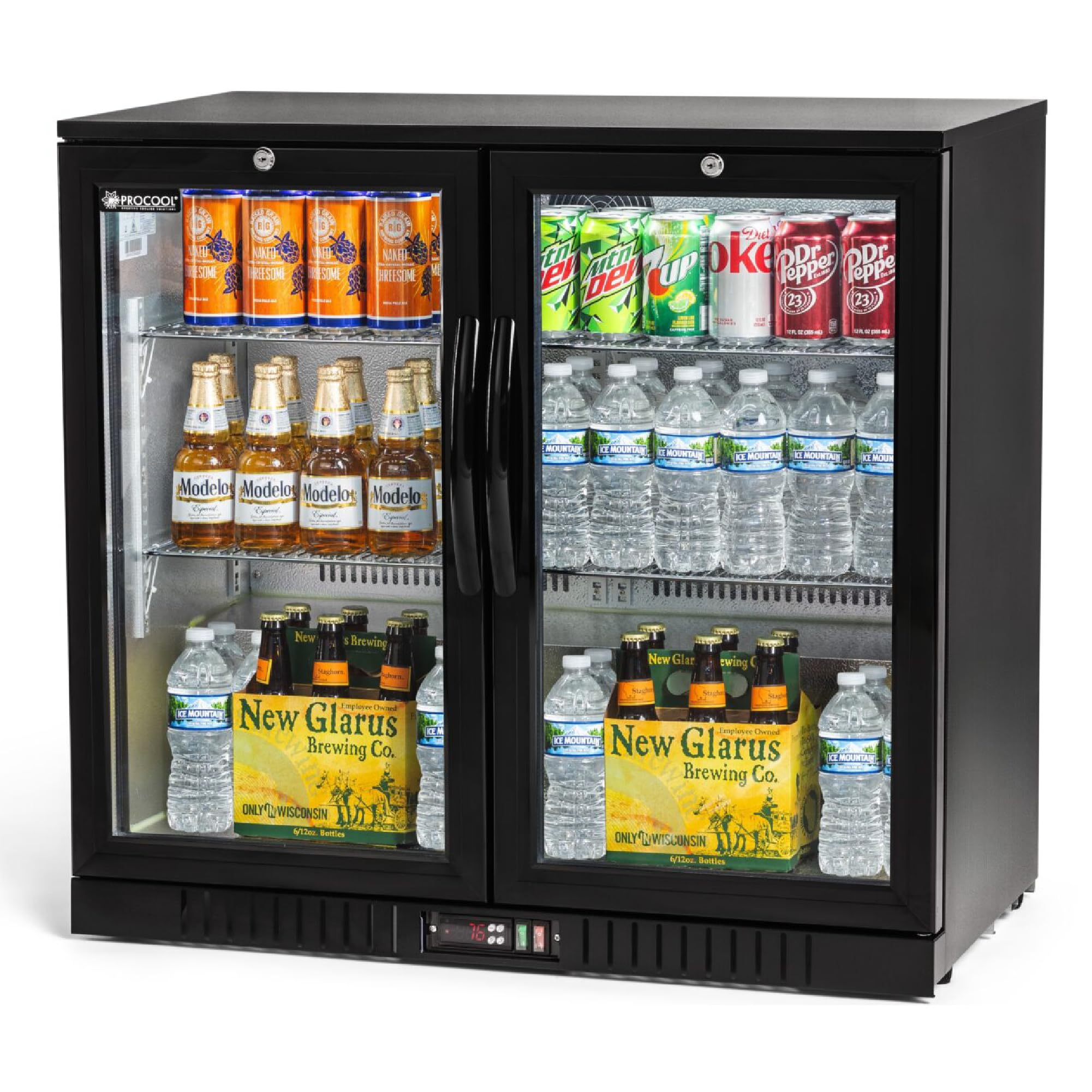 ProCool Creative Cooling Solutions RBB-2 7.4 cu ft Beverage Cooler Black