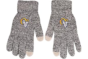 FOCO NFL Los Angeles Rams Character Knit Face Mask Grey