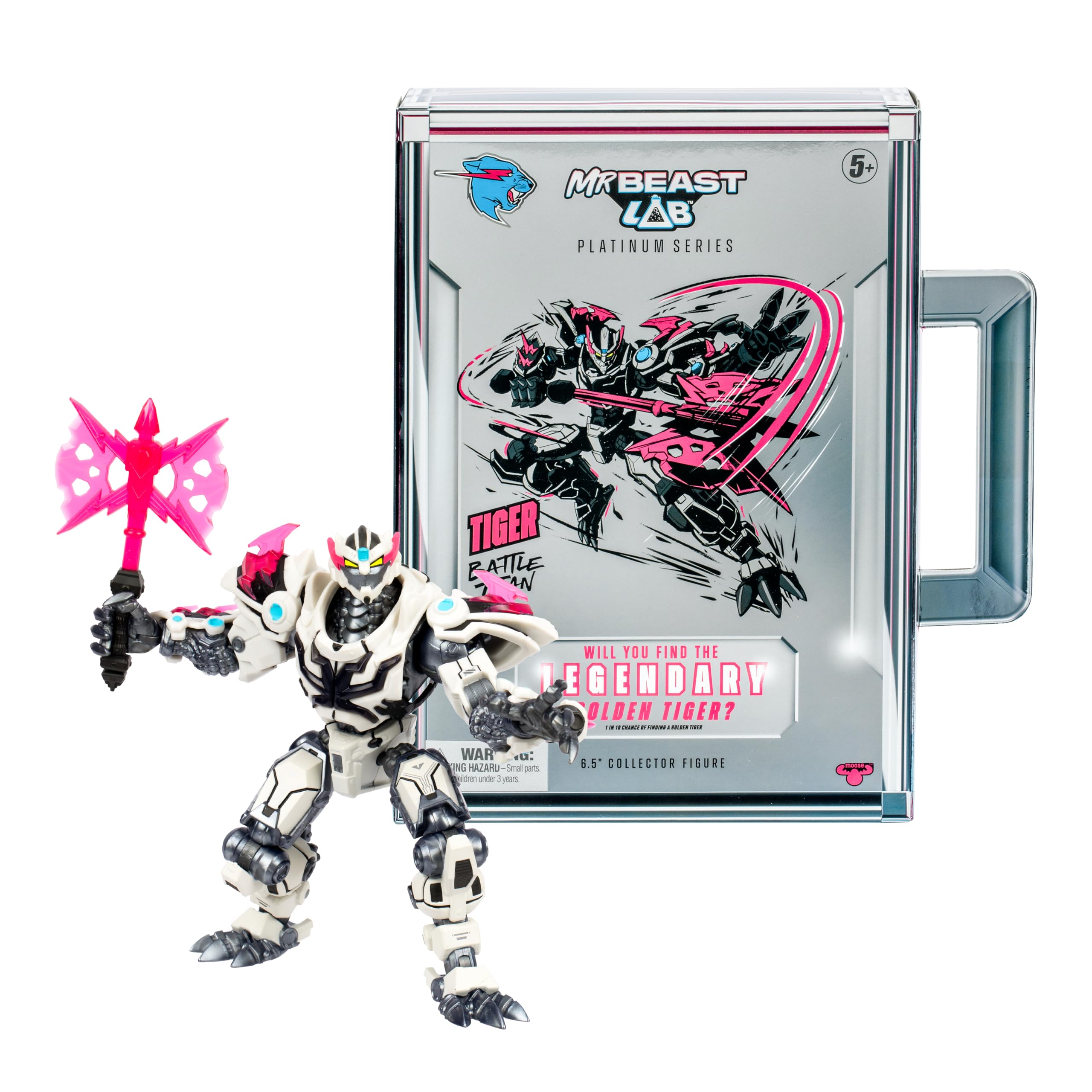 MRBEAST LAB PLATINUM SERIES S2 W1 COLLECTOR FIGURE TIGER