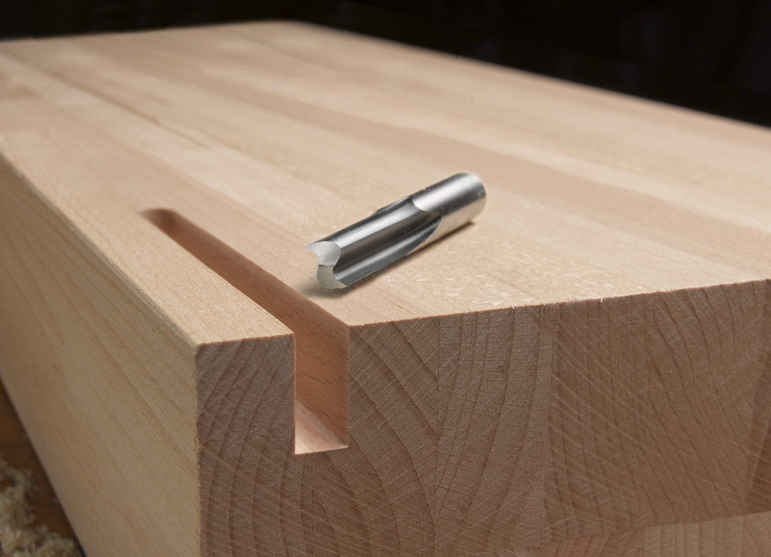 kwb HSS Groove Router Bit Professional, for Wood diameter 10mm, Working Length 20mm, Shaft 8mm, Made in Germany - Image 4