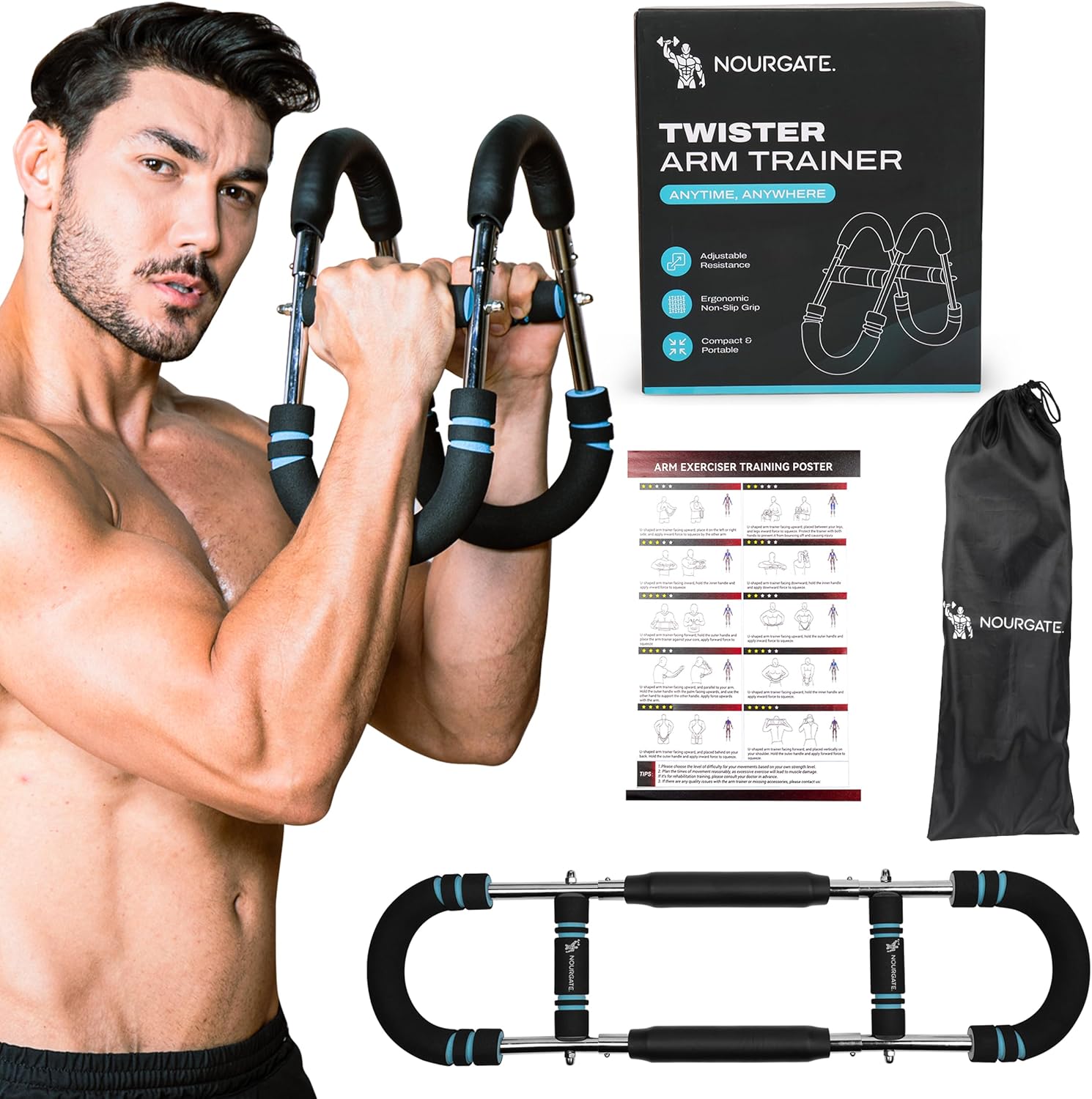 Adjustable Tornado Arm Coach for Males & Ladies – Tornado Arm Chest Exe…