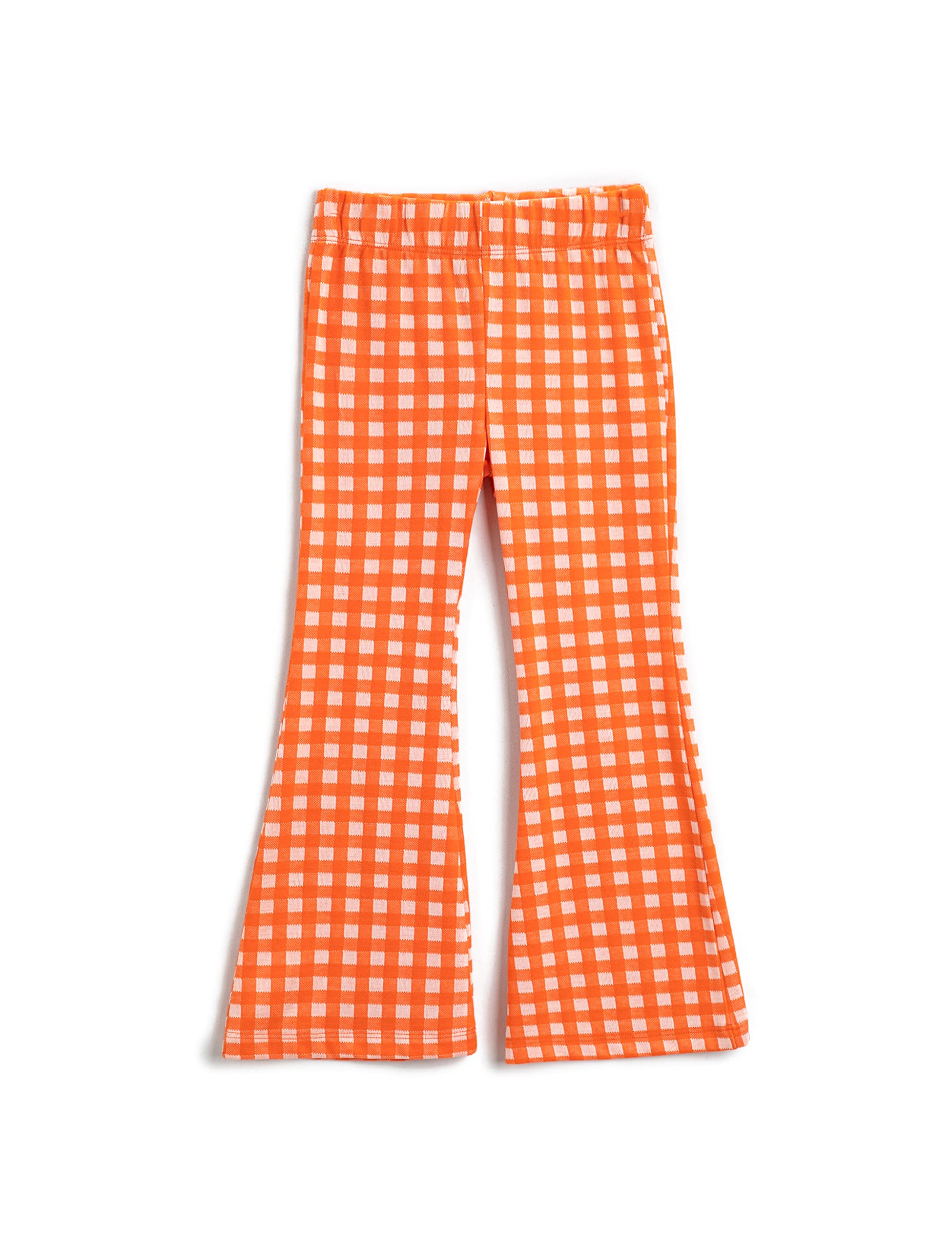 Pötikareli İspanyol Paça Slim Pantolon Pantolon Kız çocuk