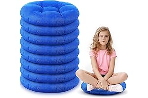 Fumete 16 Inch Round Floor Cushions: Vibrant Flexible Seating Solution for Classrooms and Homes
