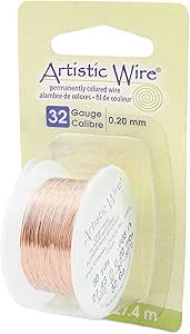 Artistic Wire® Permanently Colored Wire 32 Gauge/0.20mm Black