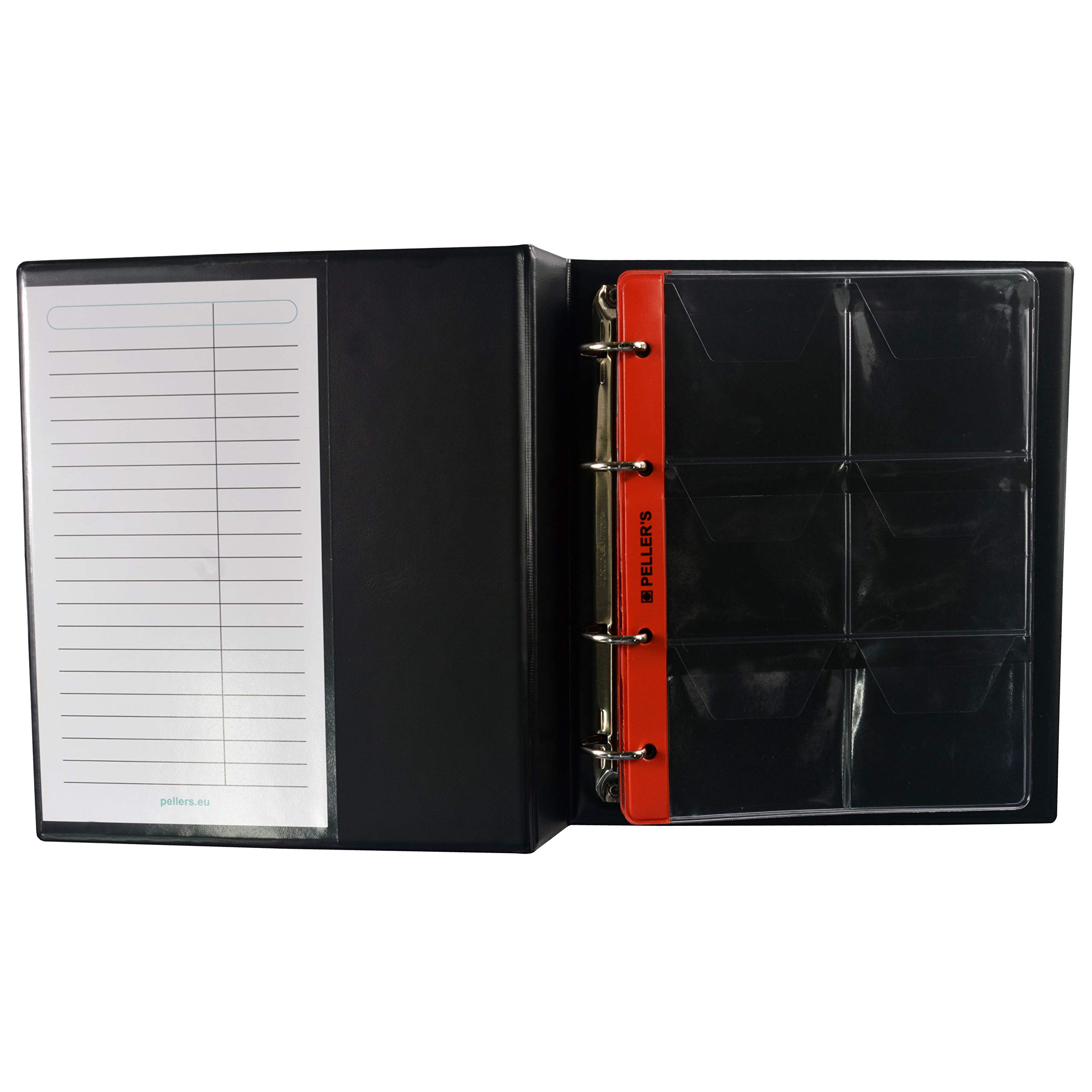Collection Album 60 Very Big Coins up to 2.17" (55mm), 10 Sheets & dividers. for Geocaching Chips, Medals, Tokens - Image 2